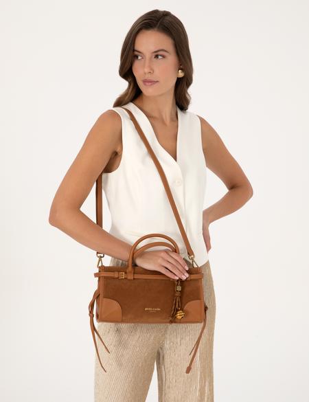 Kahverengi Omuz Çantası - 50321779003