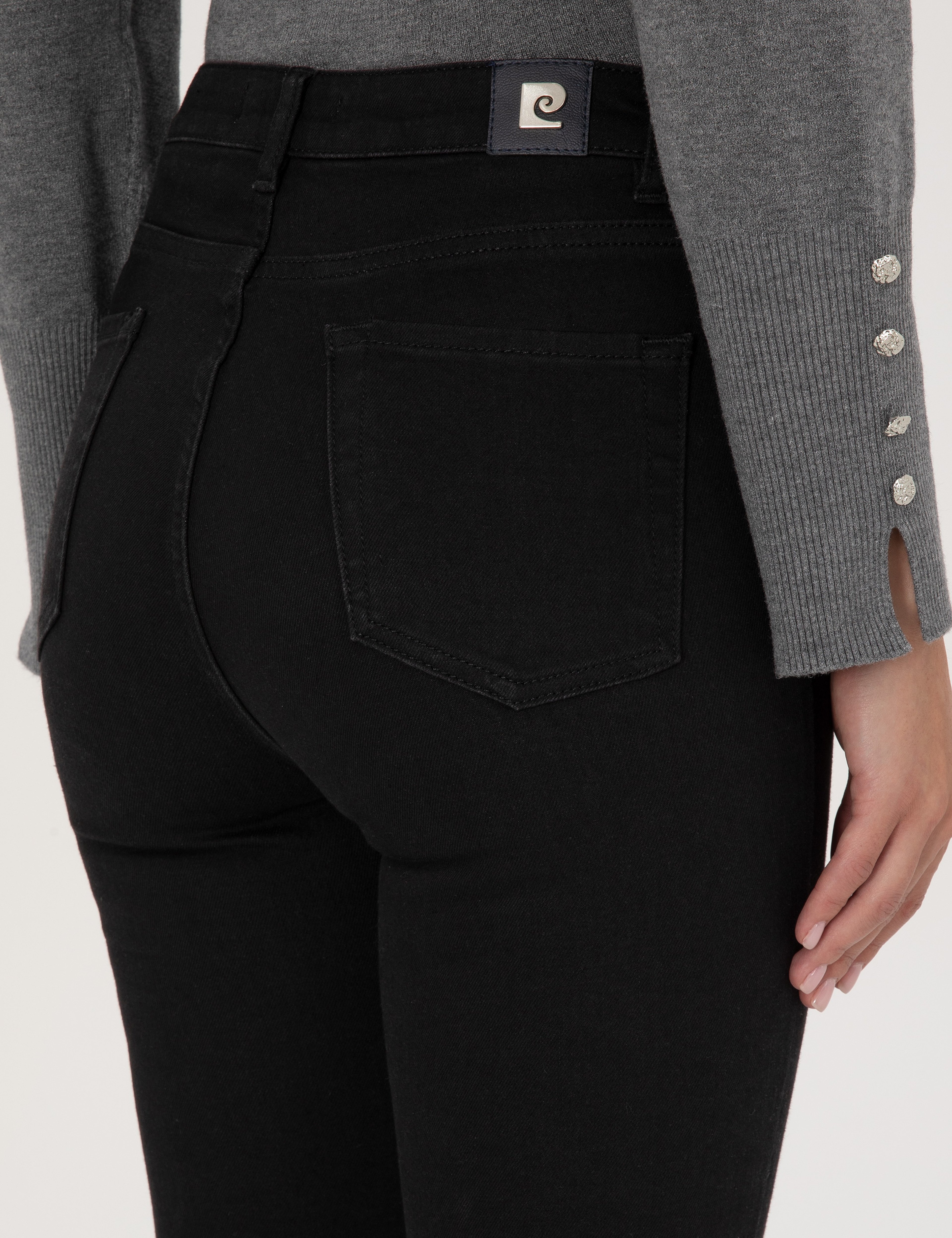 Siyah Skinny Fit Jean Pantolon - Image 6