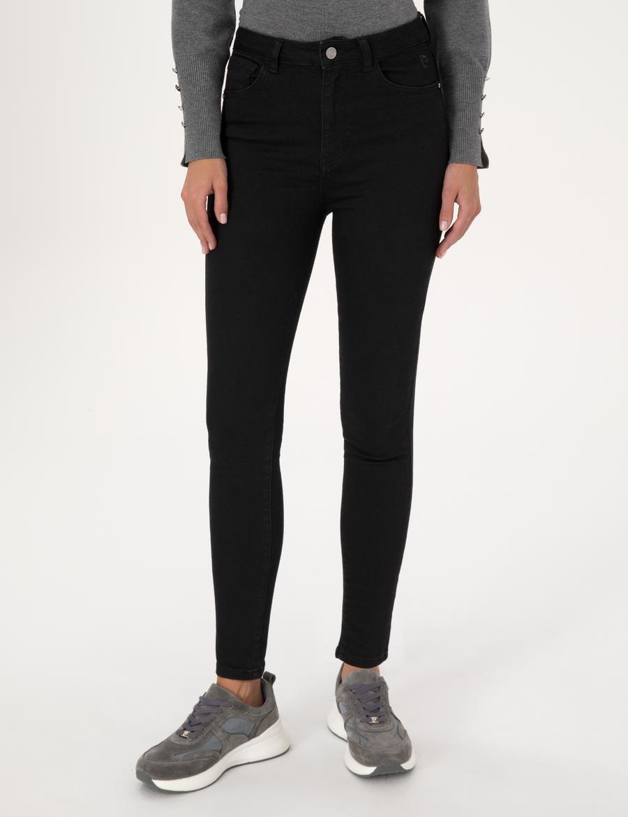 Siyah Skinny Fit Jean Pantolon