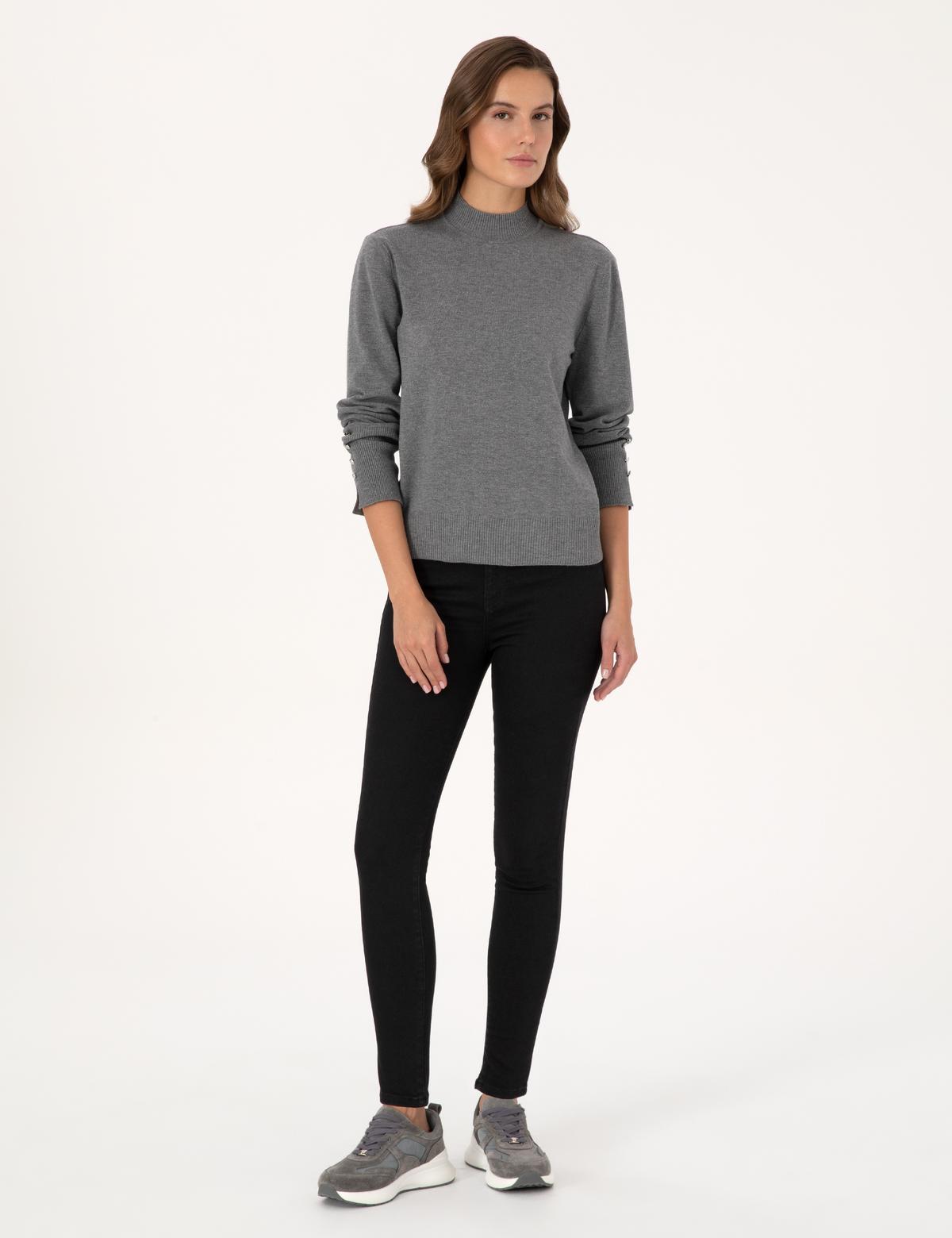 Siyah Skinny Fit Jean Pantolon