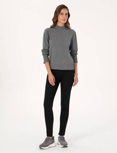 Siyah Skinny Fit Jean Pantolon