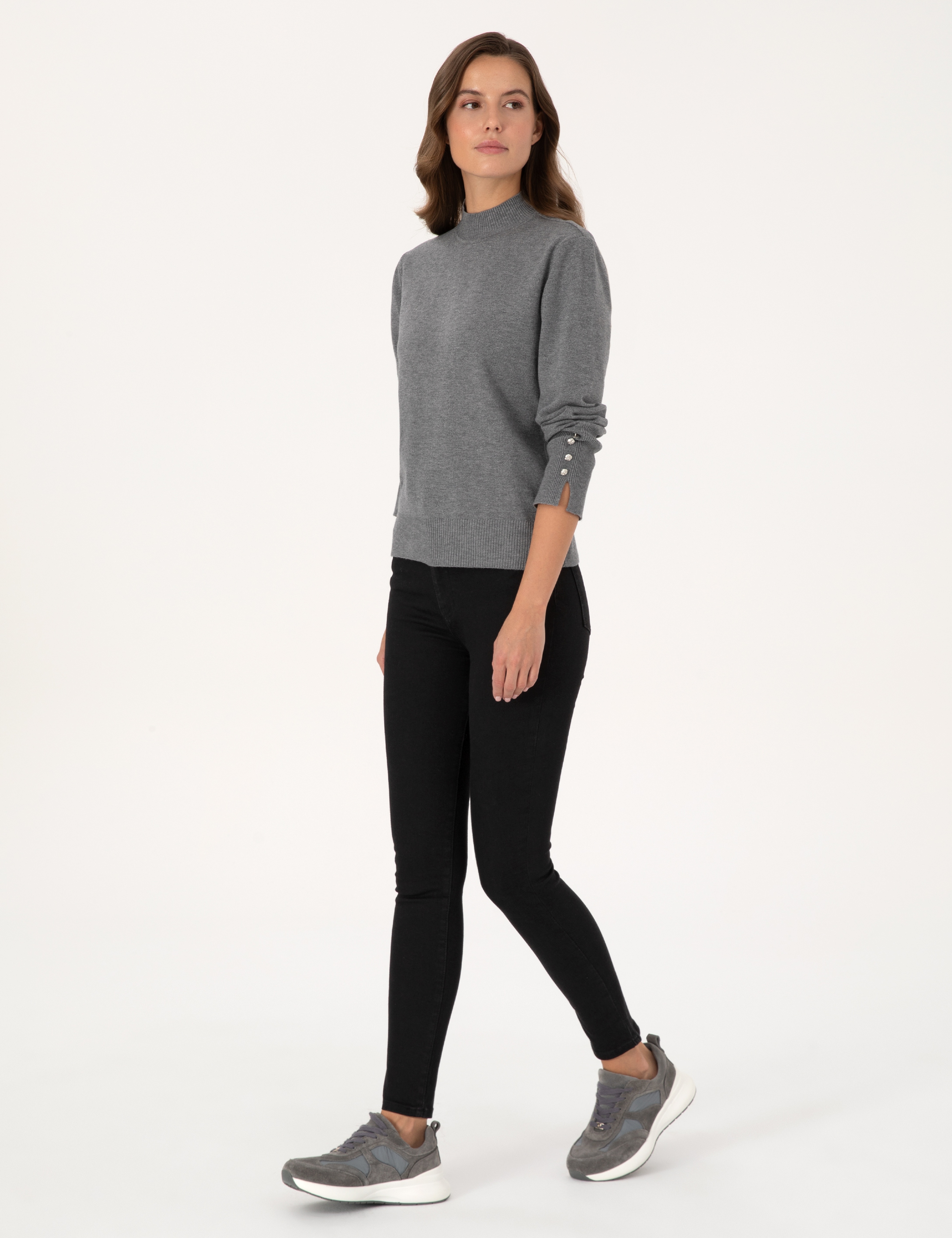Siyah Skinny Fit Jean Pantolon