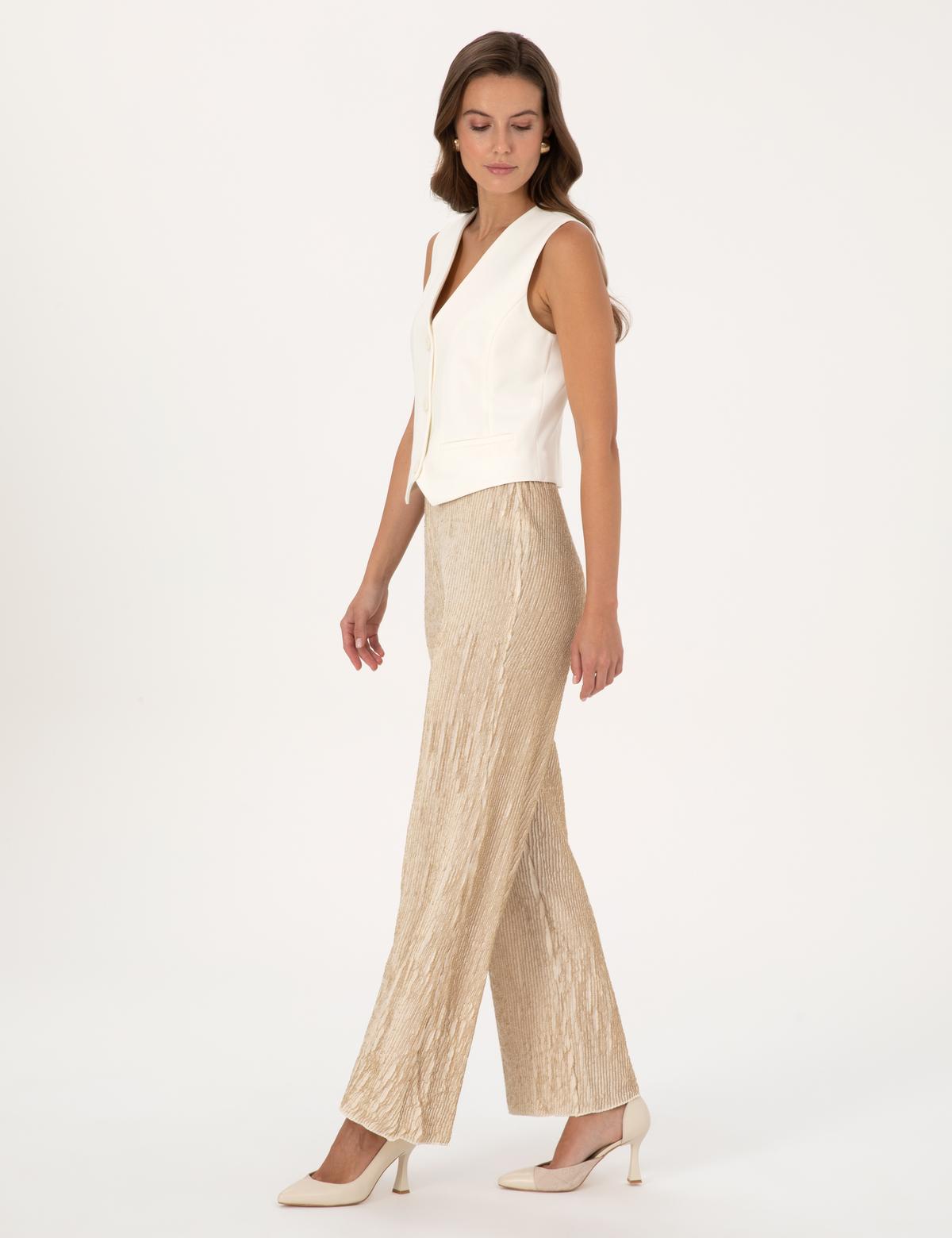 Krem Flare Fit Eşofman Altı - 50309425005