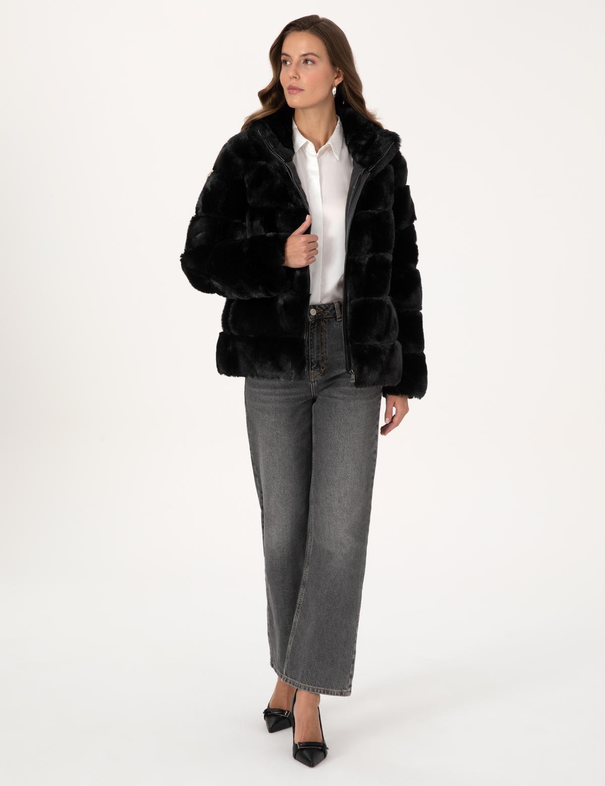 Siyah Comfort Fit Mont - 50308995001