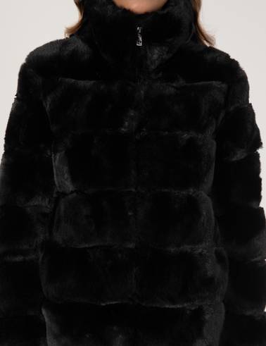 Siyah Comfort Fit Mont