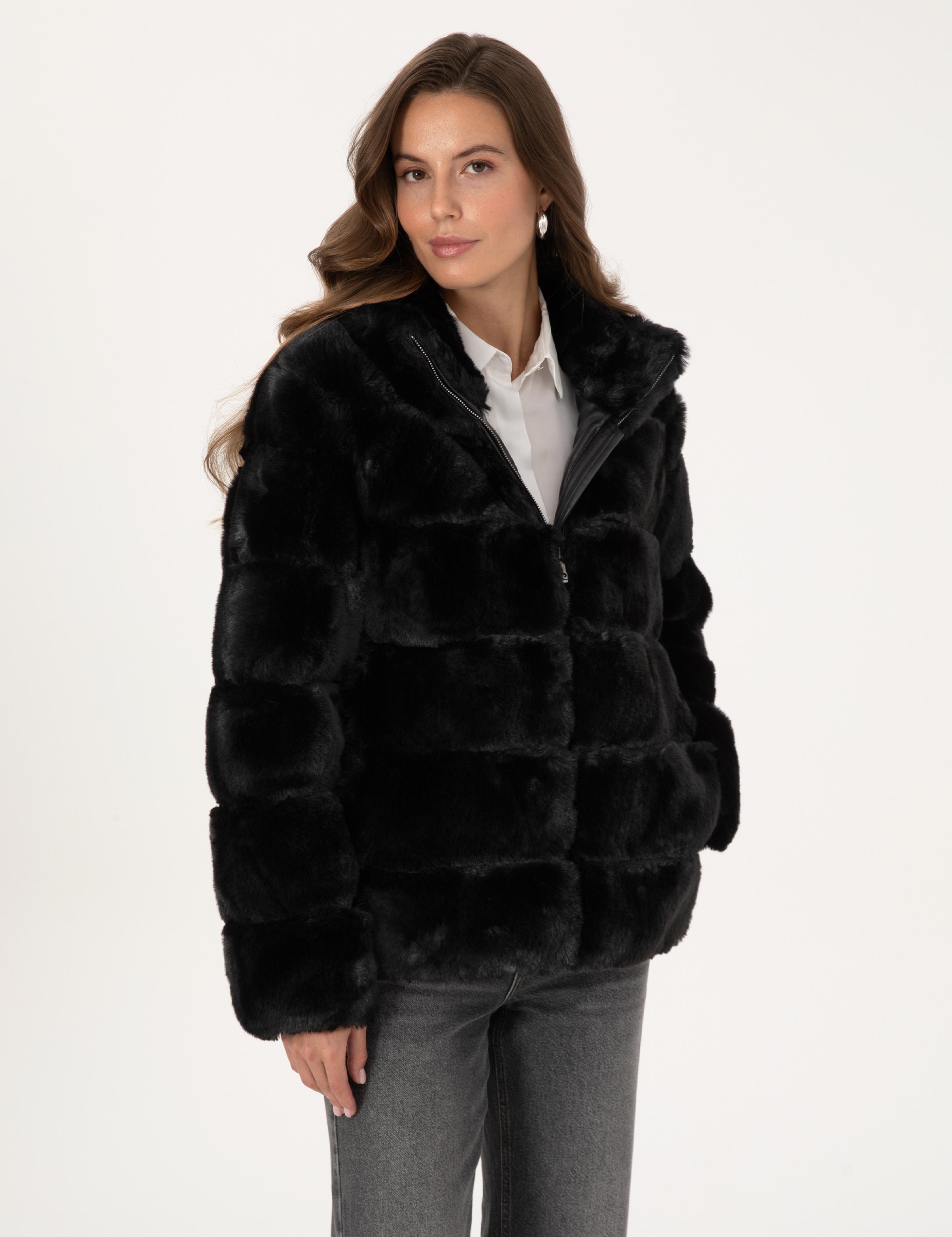 Siyah Comfort Fit Mont