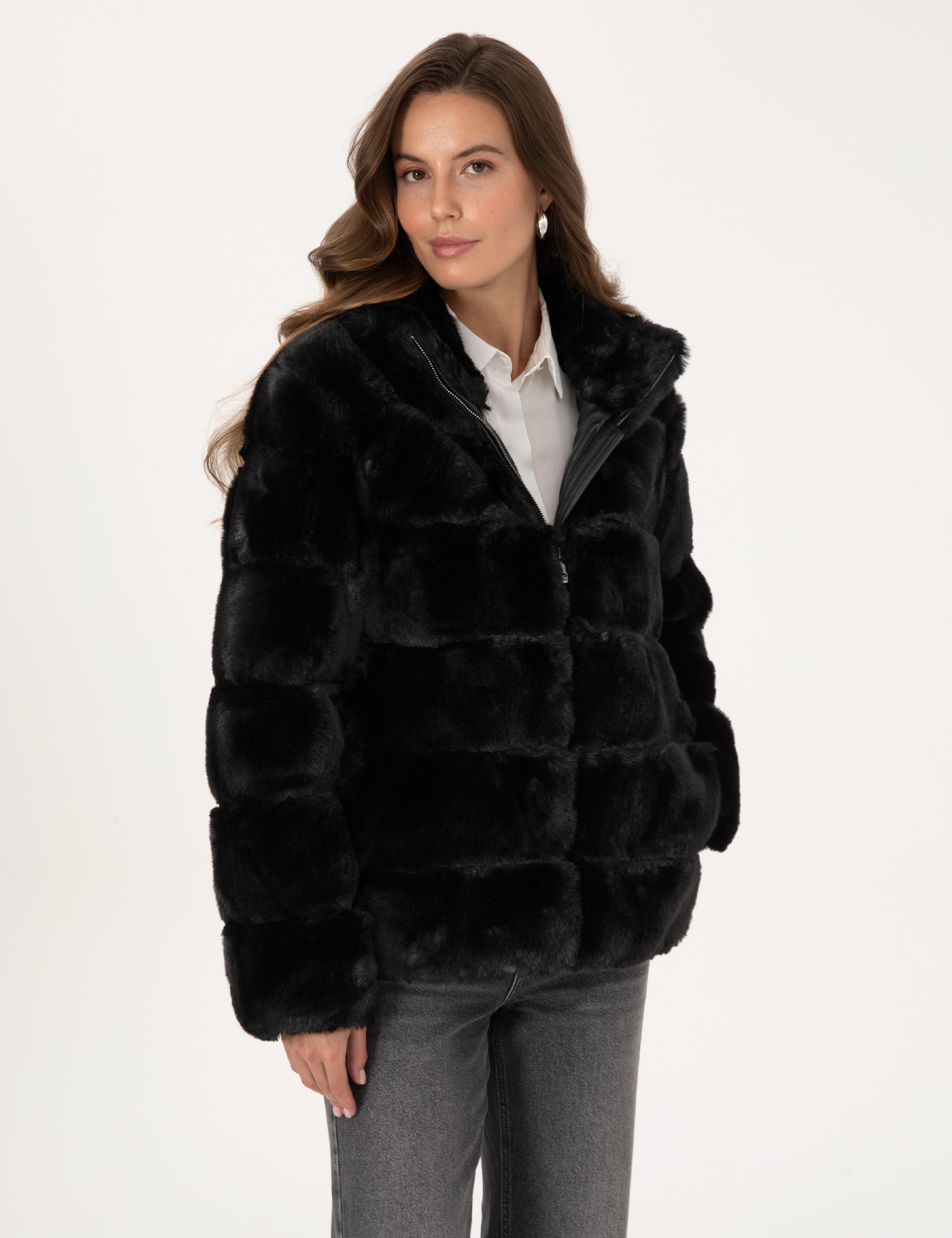 Siyah Comfort Fit Mont - Image 3