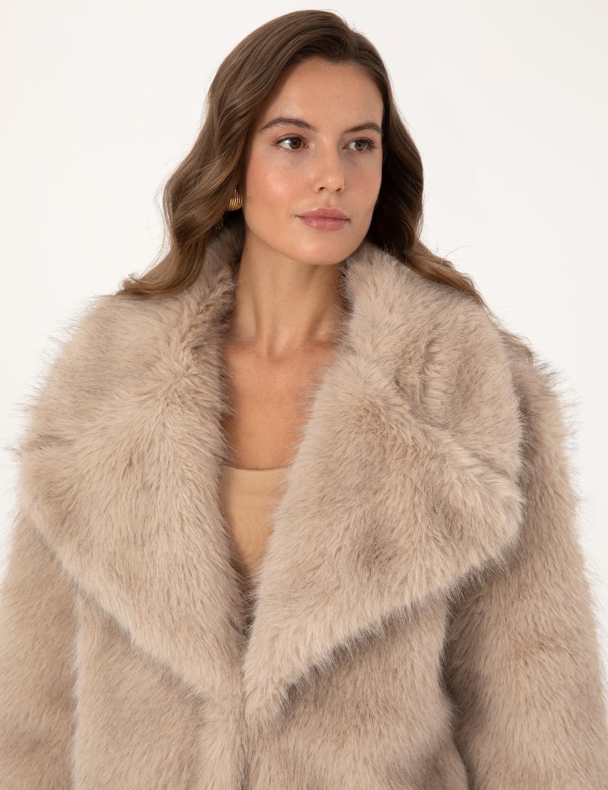 Bej Melanj Comfort Fit Mont - 50314250009