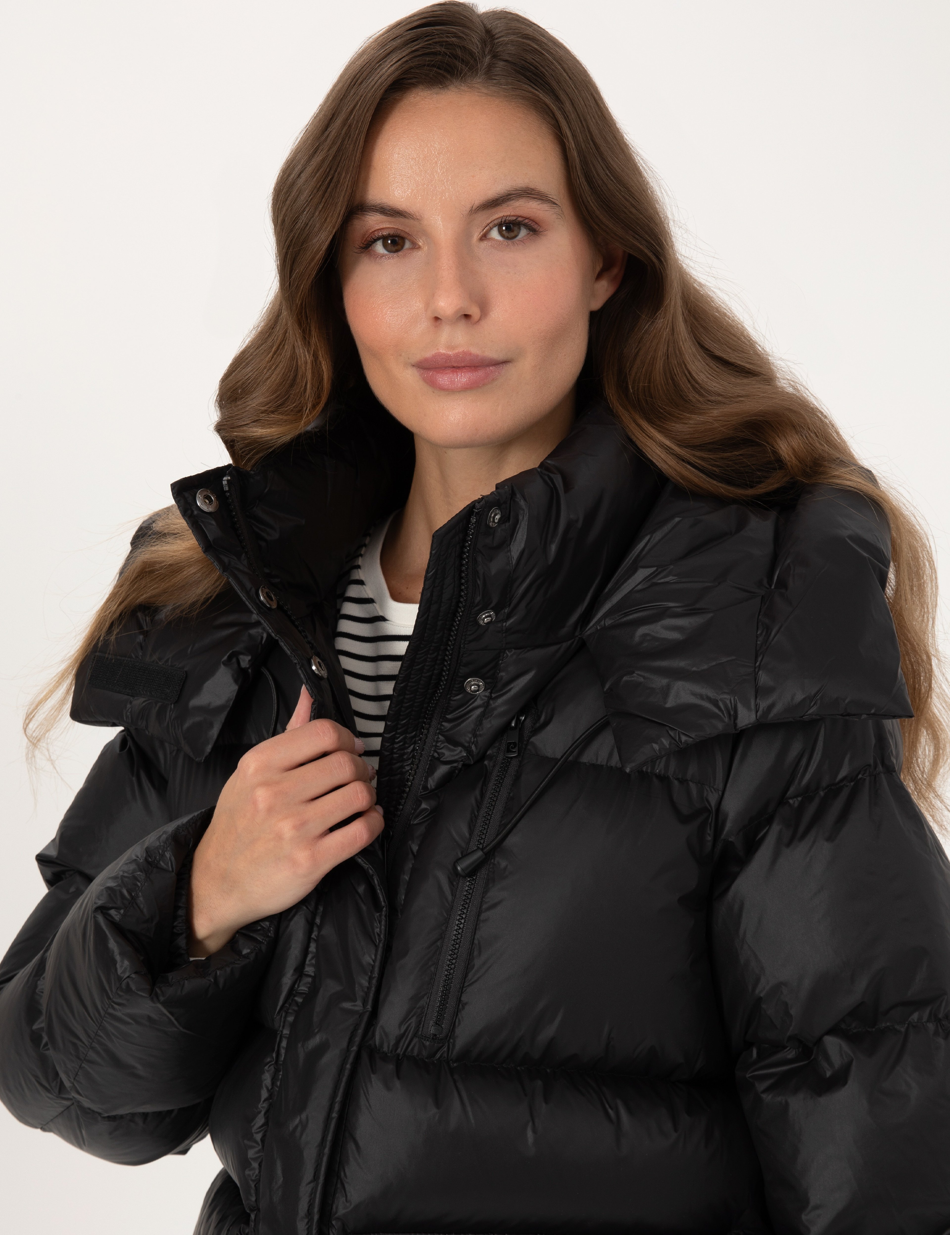 Siyah Oversize Mont - Image 2