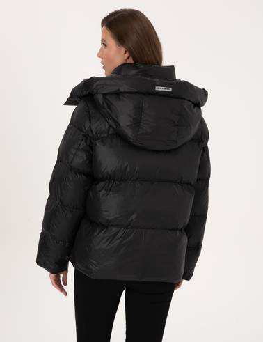 Siyah Oversize Mont