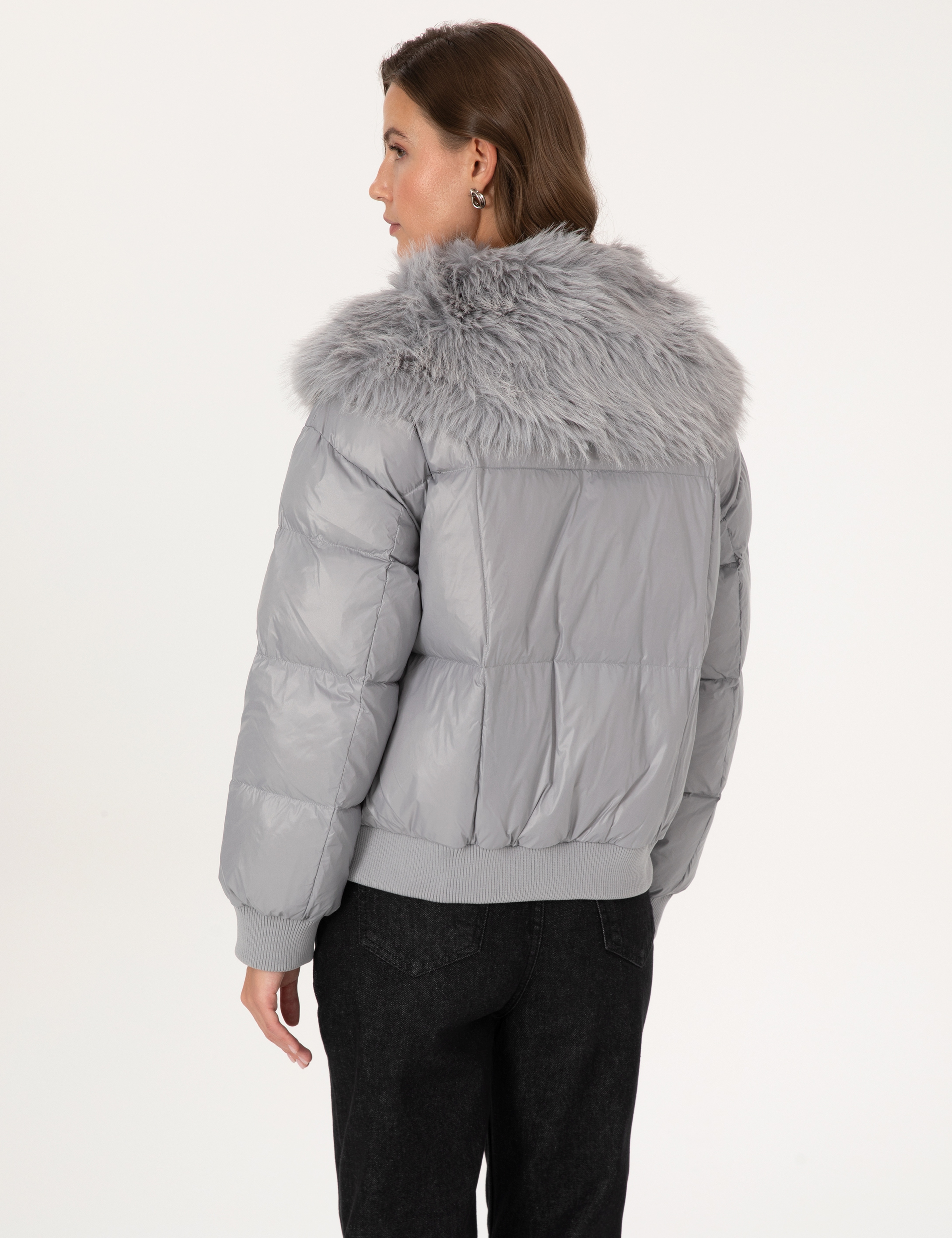 Gri Regular Fit Mont