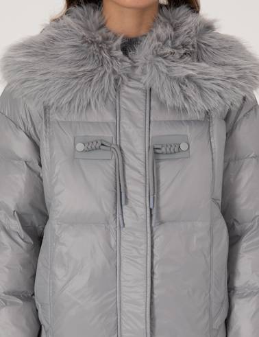 Gri Regular Fit Mont