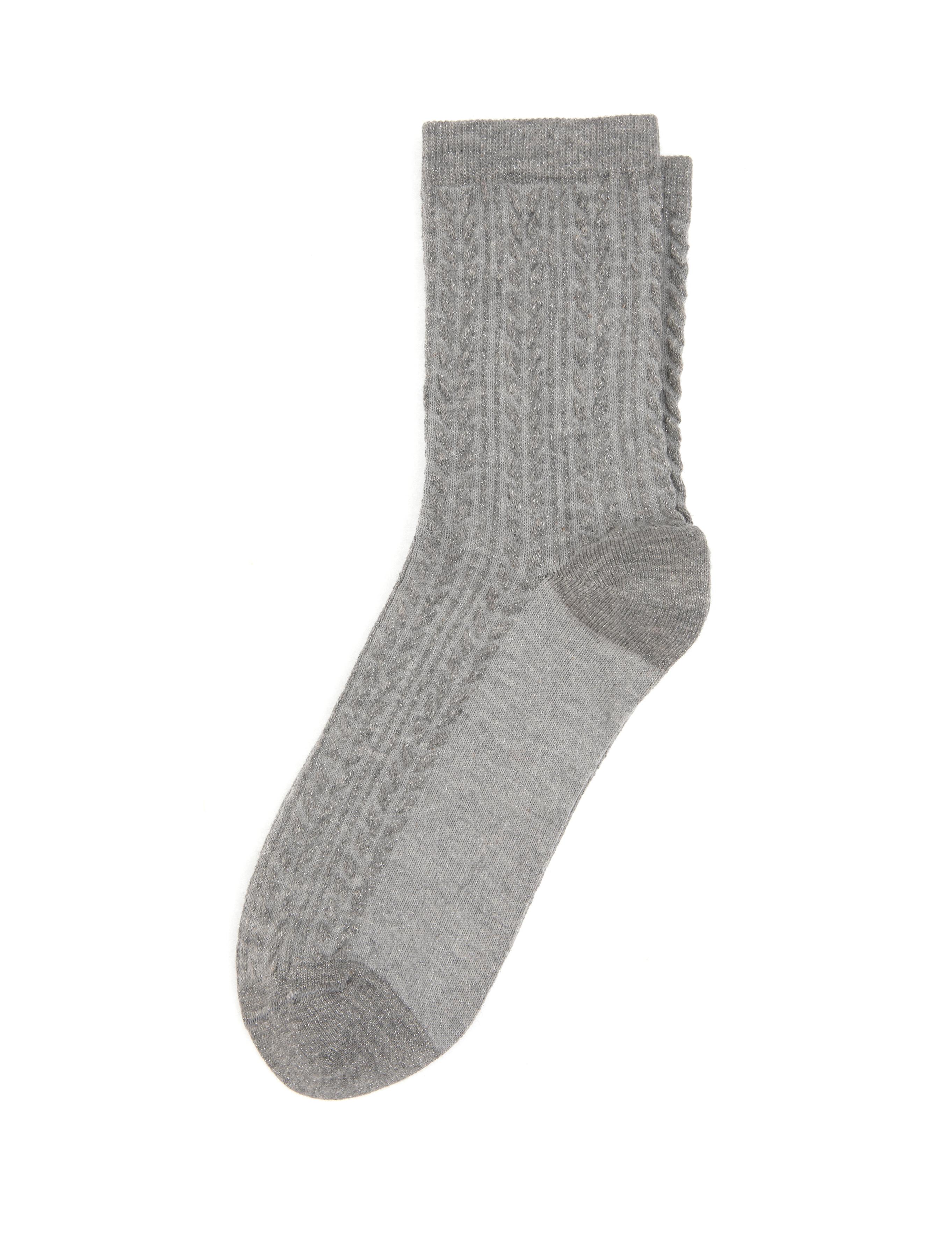 Kadın Gri Soket Çorap