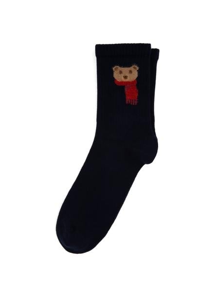 Kadın Lacivert Soket Çorap - 50316186004