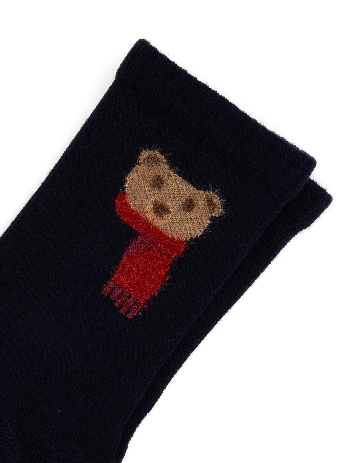 Kadın Lacivert Soket Çorap - 50316186004