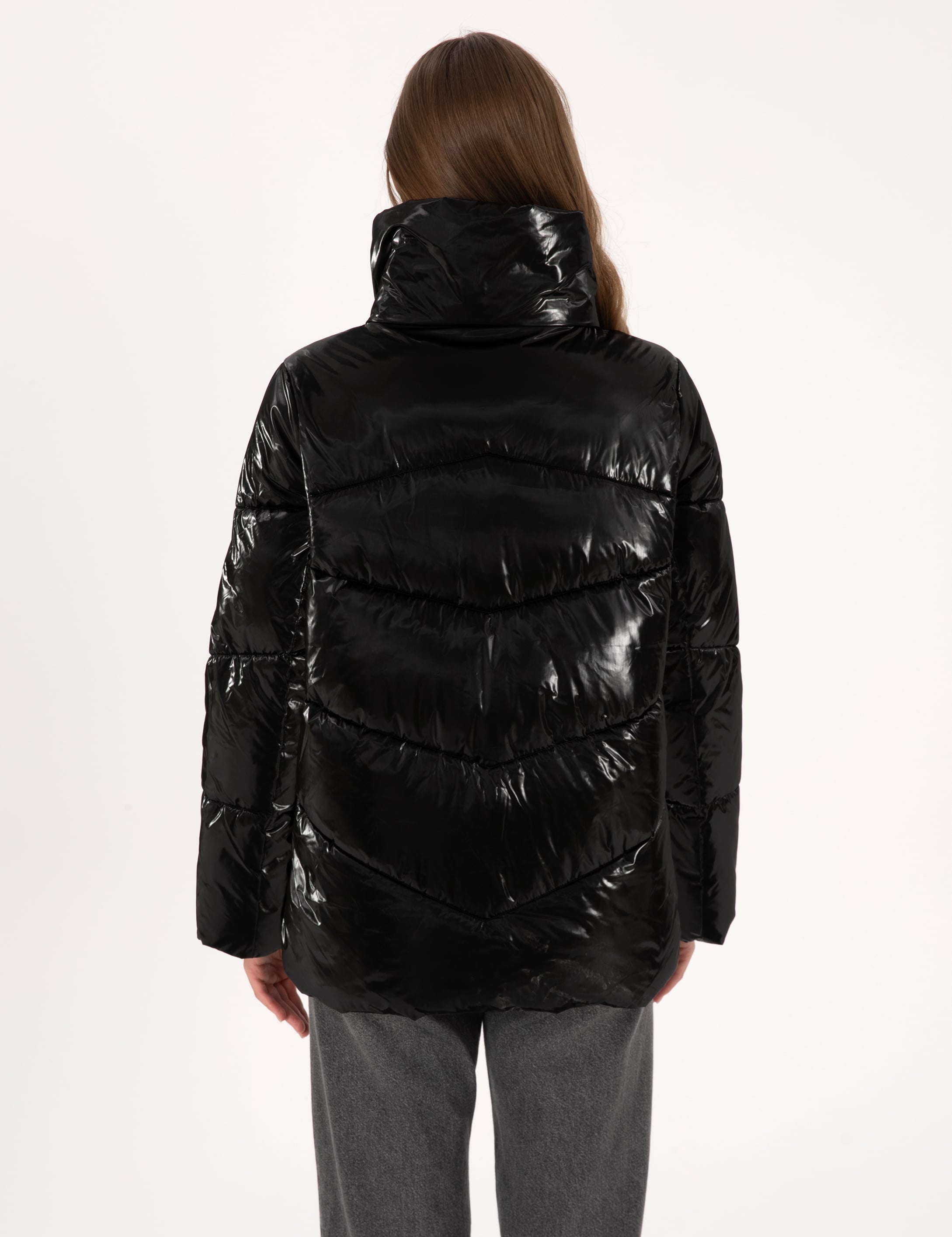 Siyah Comfort Fit Mont - Image 6