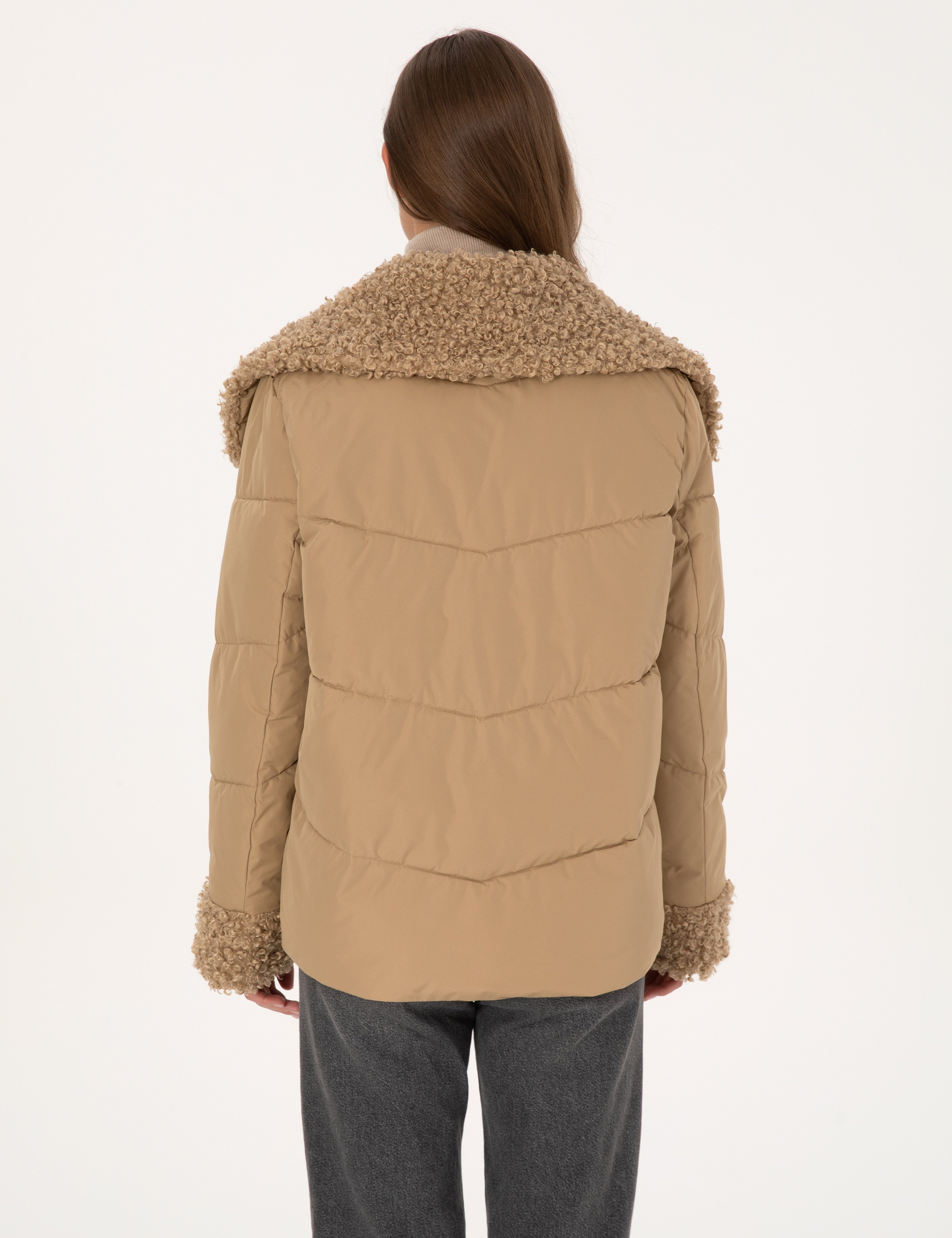 Bej Comfort Fit Mont - Image 5
