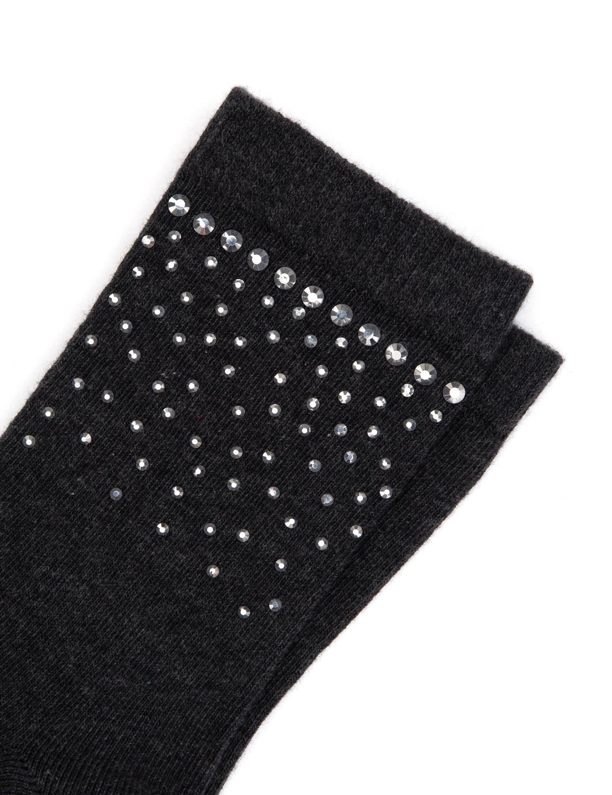 Kadın Antrasit Uzun Çorap - 50316031001