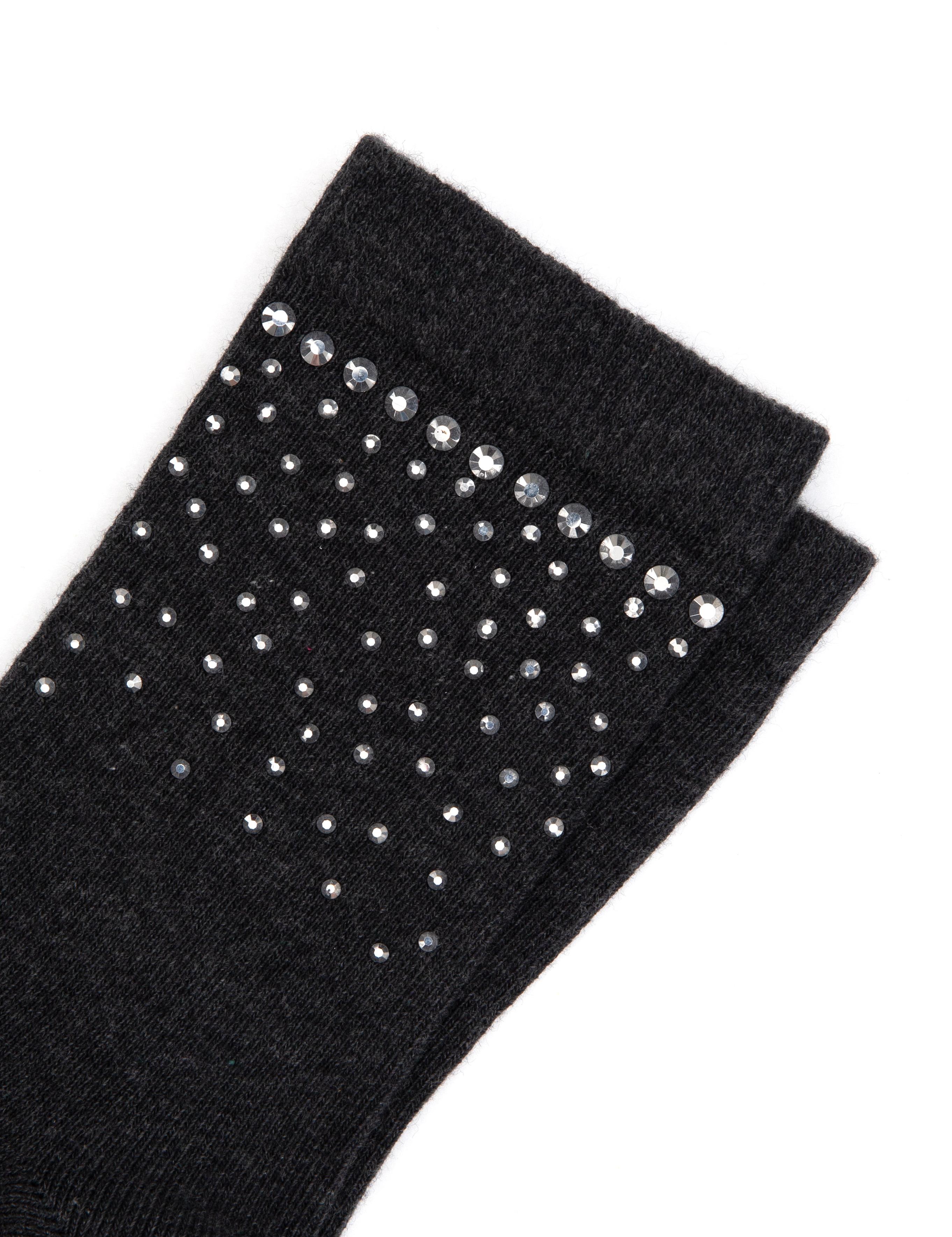 Kadın Antrasit Uzun Çorap