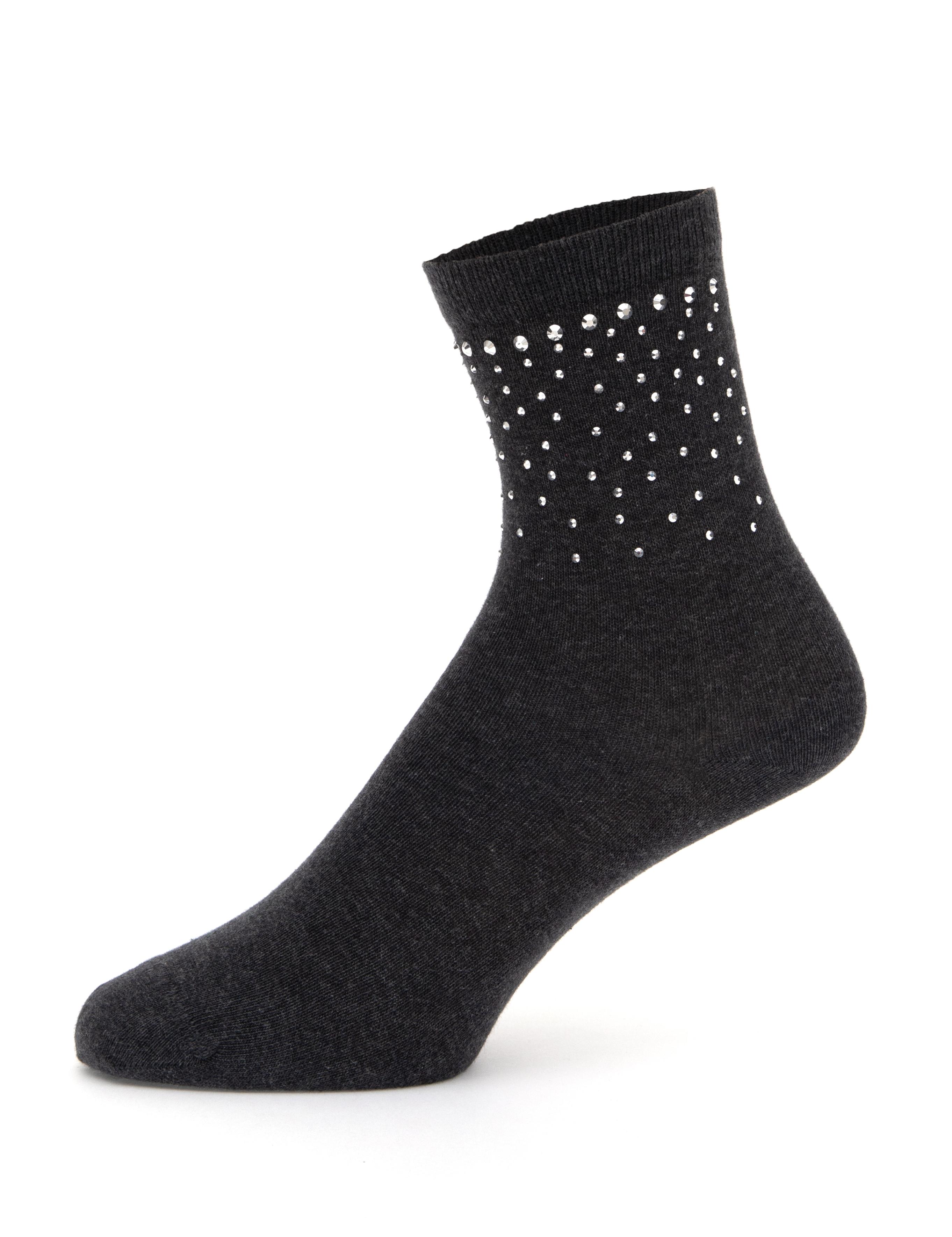 Kadın Antrasit Uzun Çorap