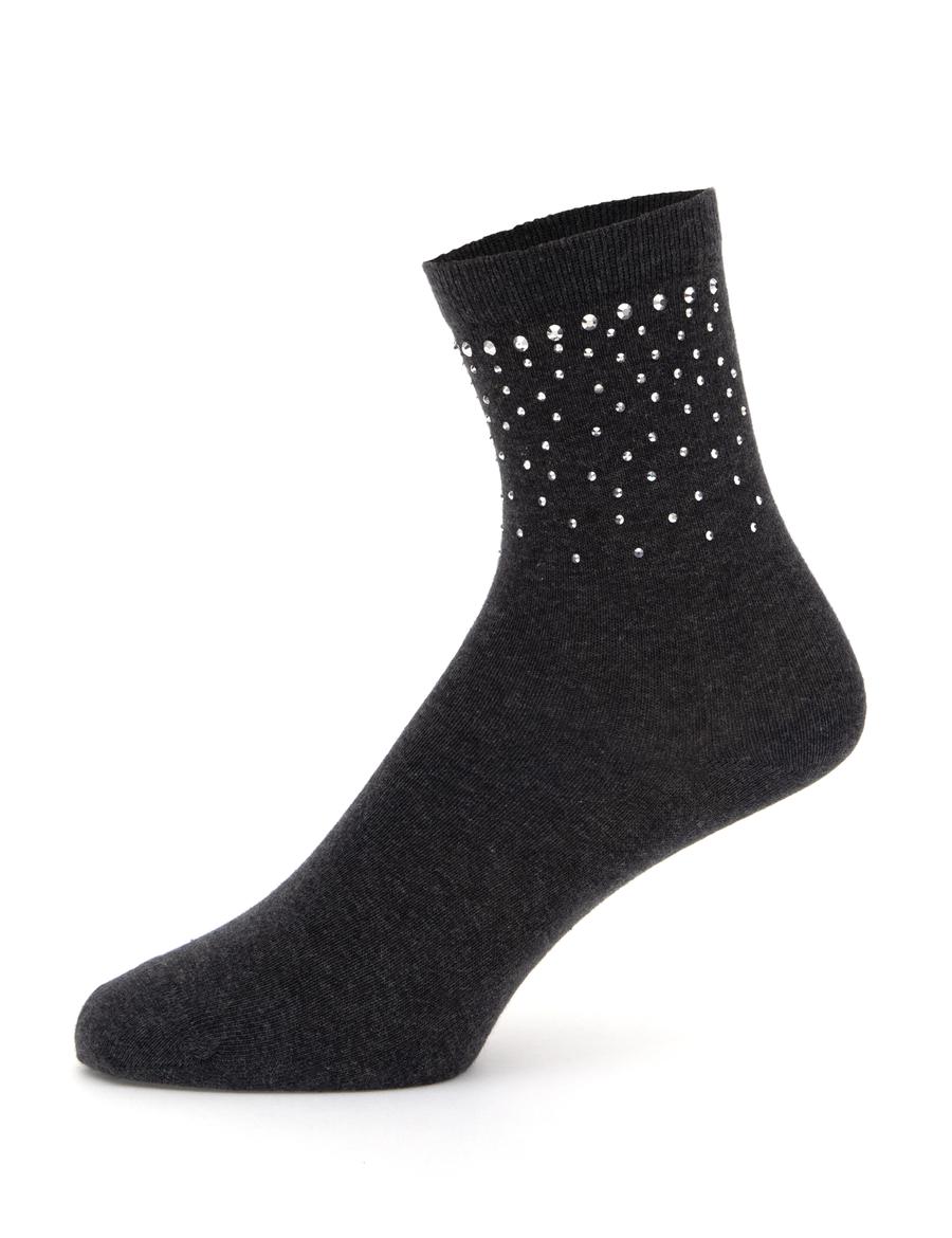 Kadın Antrasit Uzun Çorap