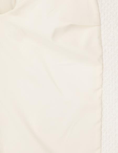 Ekru Crop Top Tüvit Ceket - 50319417005