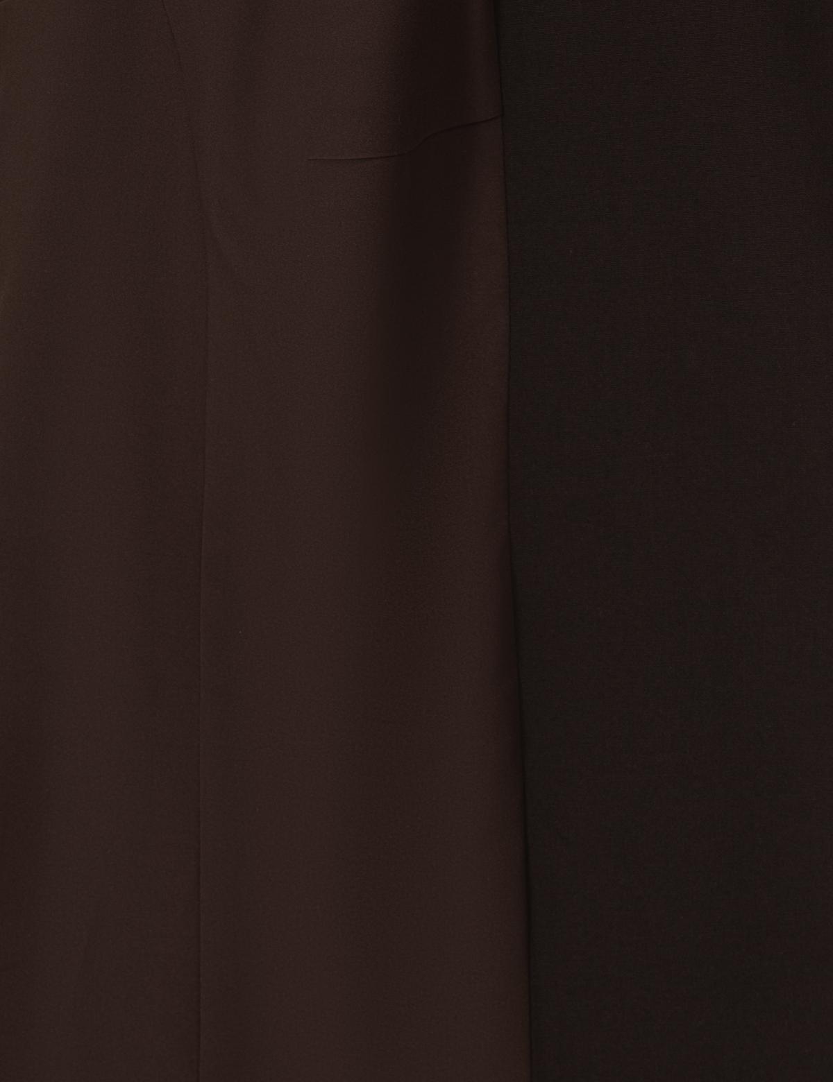 Koyu Kahverengi Regular Fit Kruvaze Ceket - 50318351007