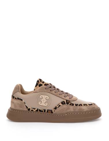 Bej Deri Sneaker