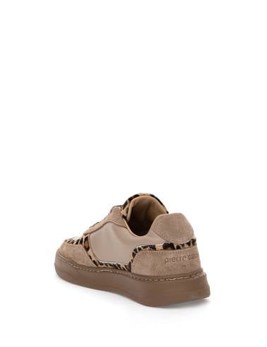 Bej Deri Sneaker