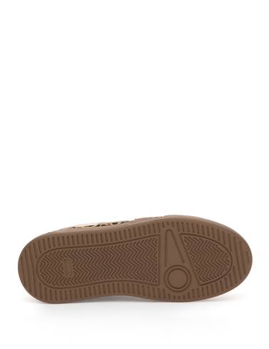 Bej Deri Sneaker