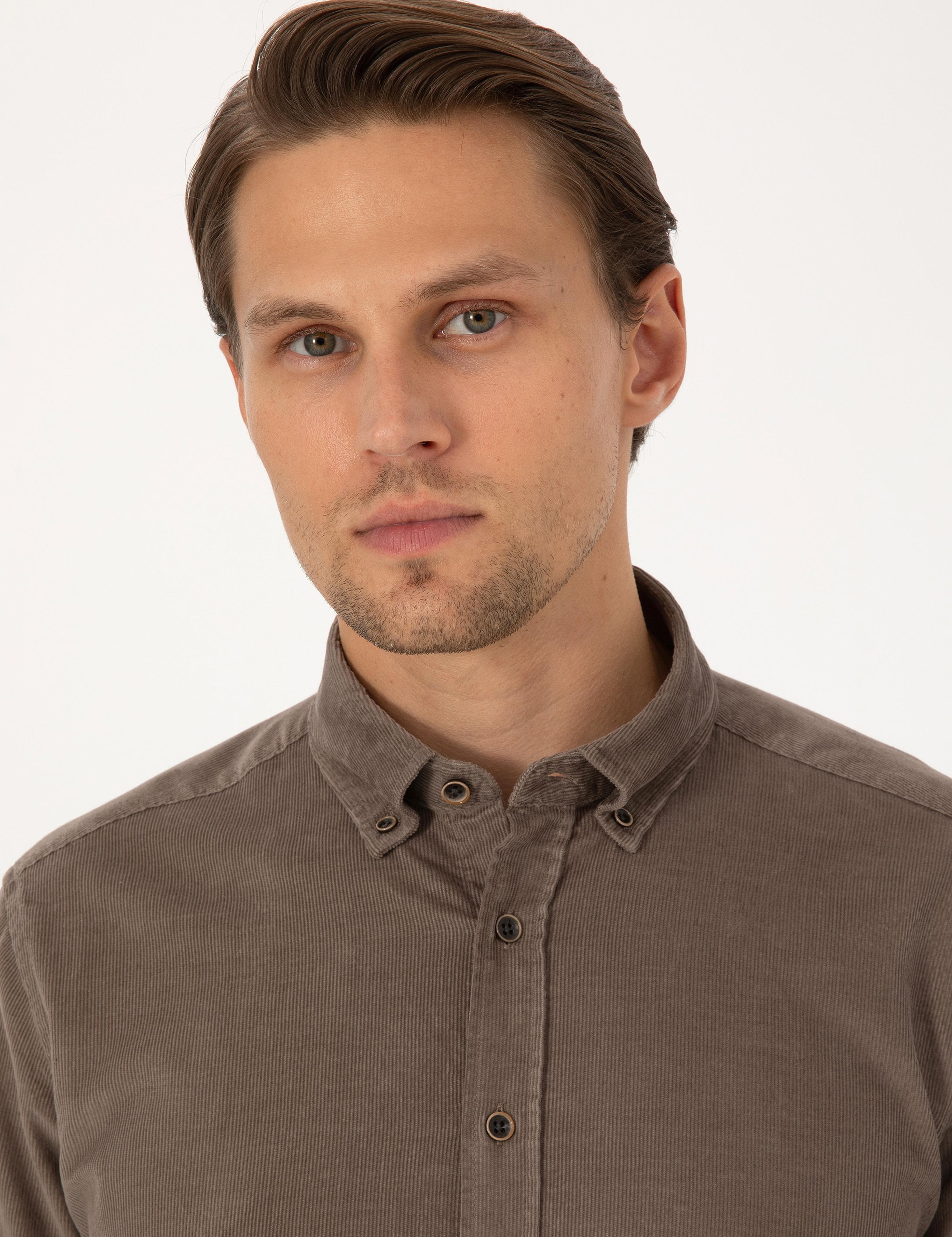 Vizon Regular Fit Uzun Kollu Gömlek