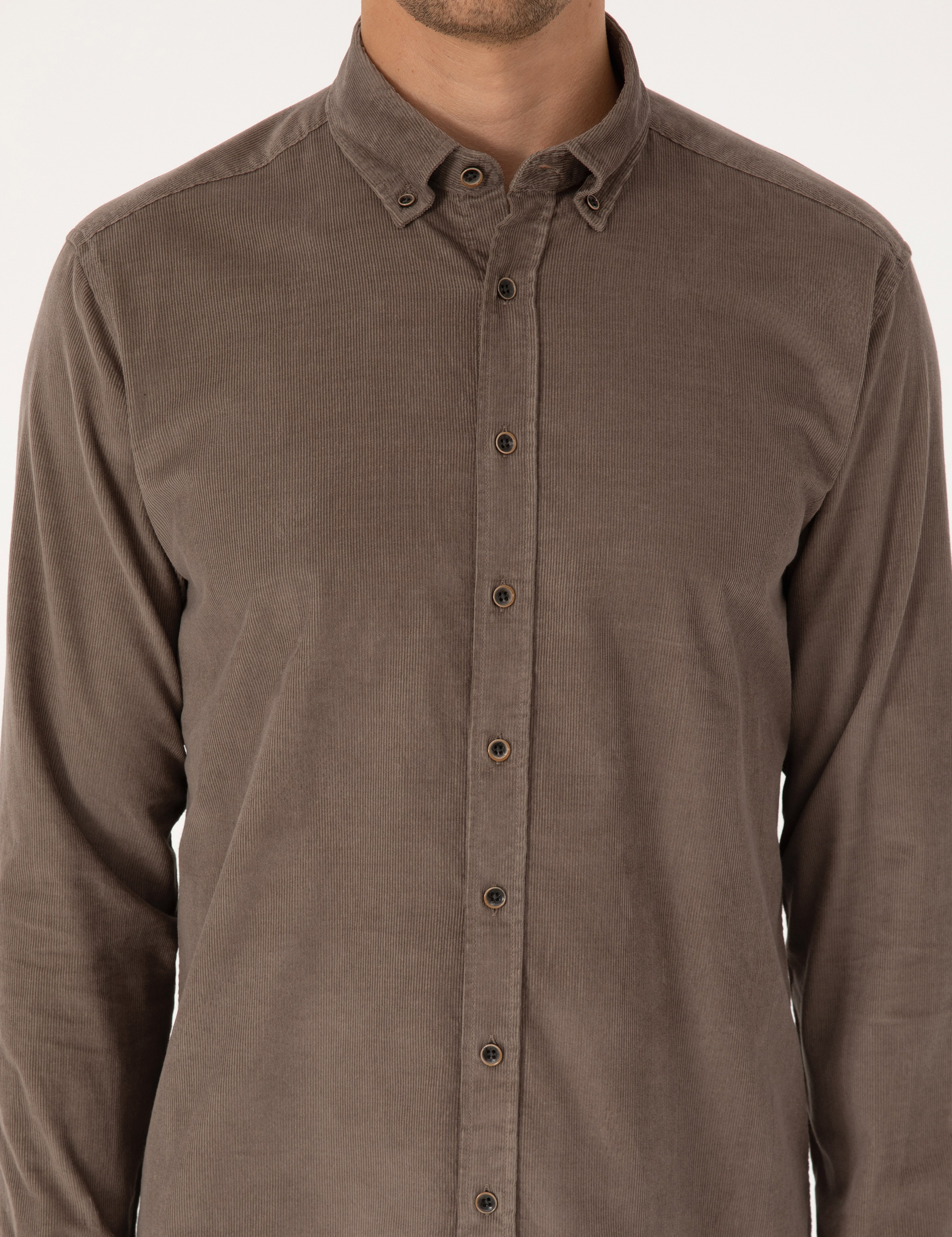 Vizon Regular Fit Uzun Kollu Gömlek - Image 6