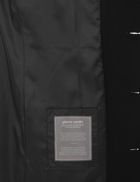 Siyah Slim Fit Palto - 50318703017