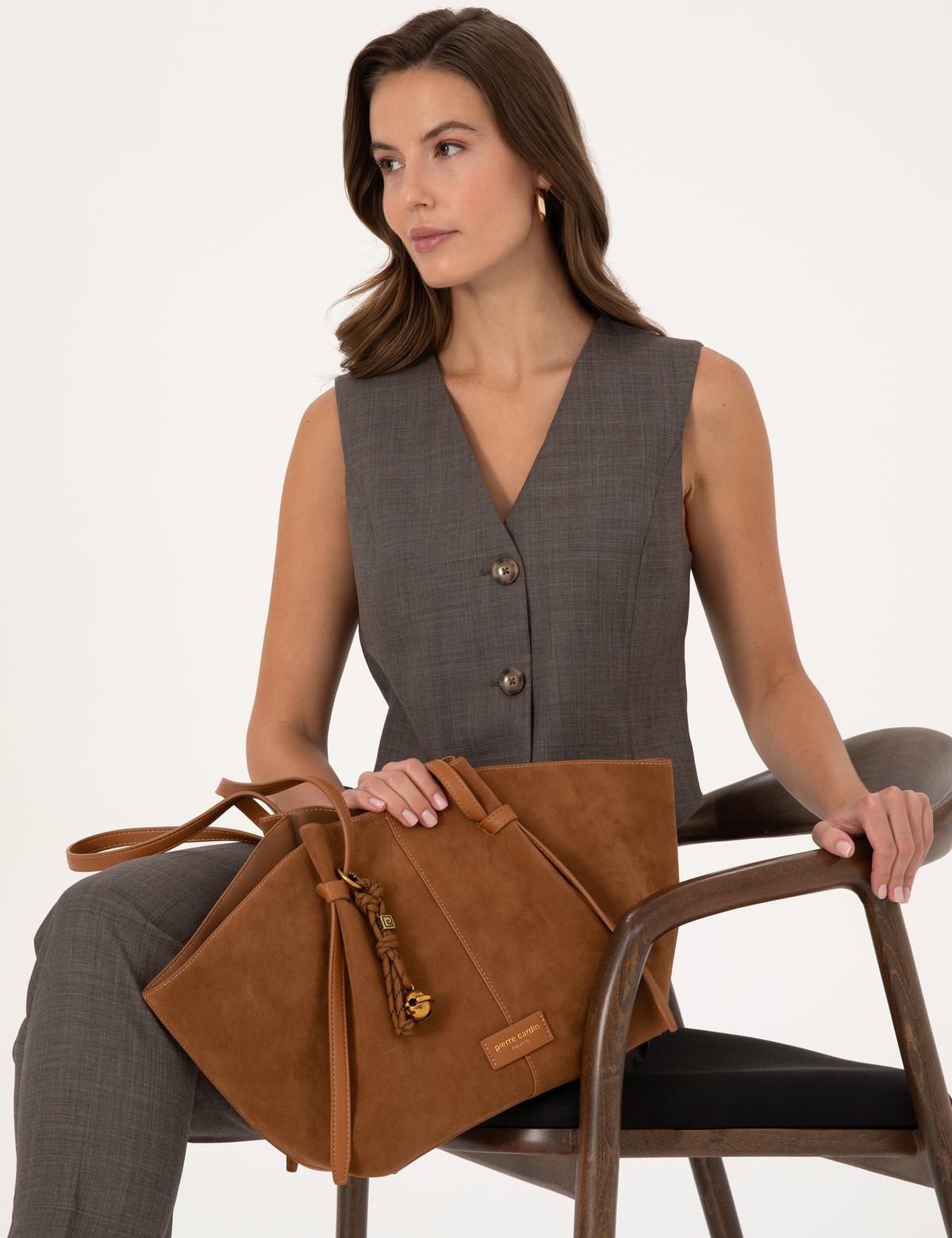 Kahverengi Omuz Çantası