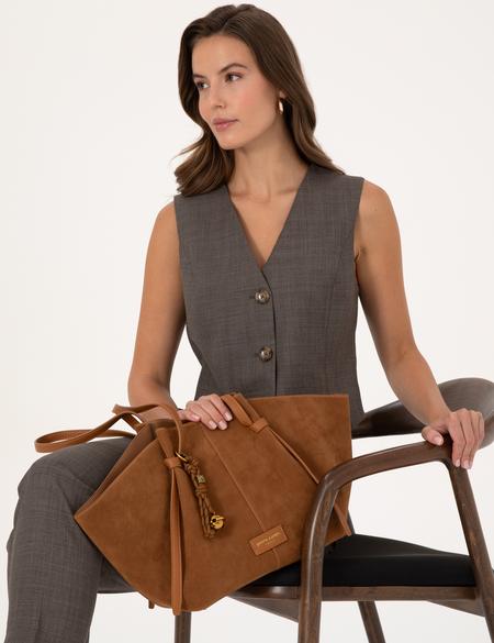 Kahverengi Omuz Çantası - 50321780003