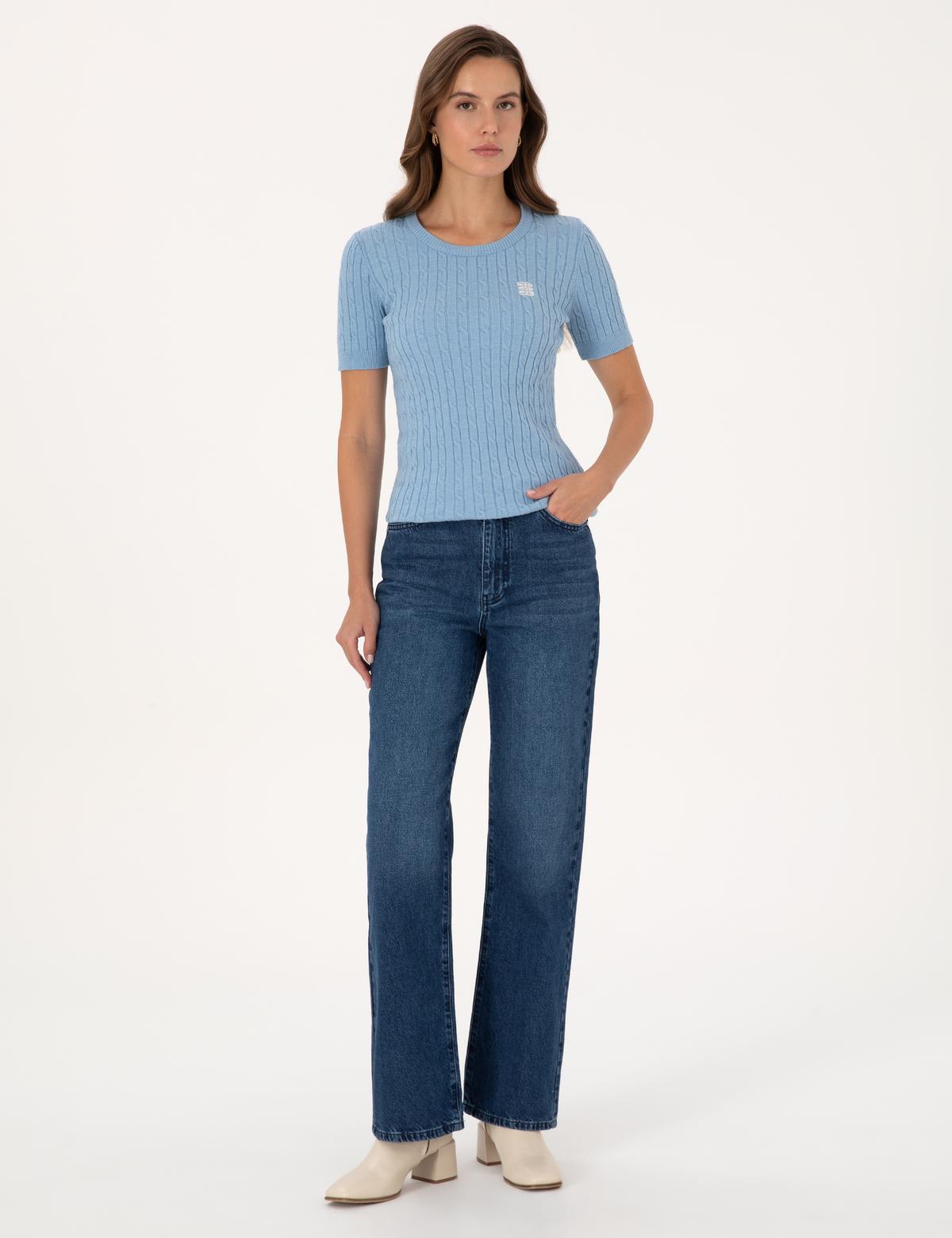 Mavi High Waist Flare Fit Jean Pantolon