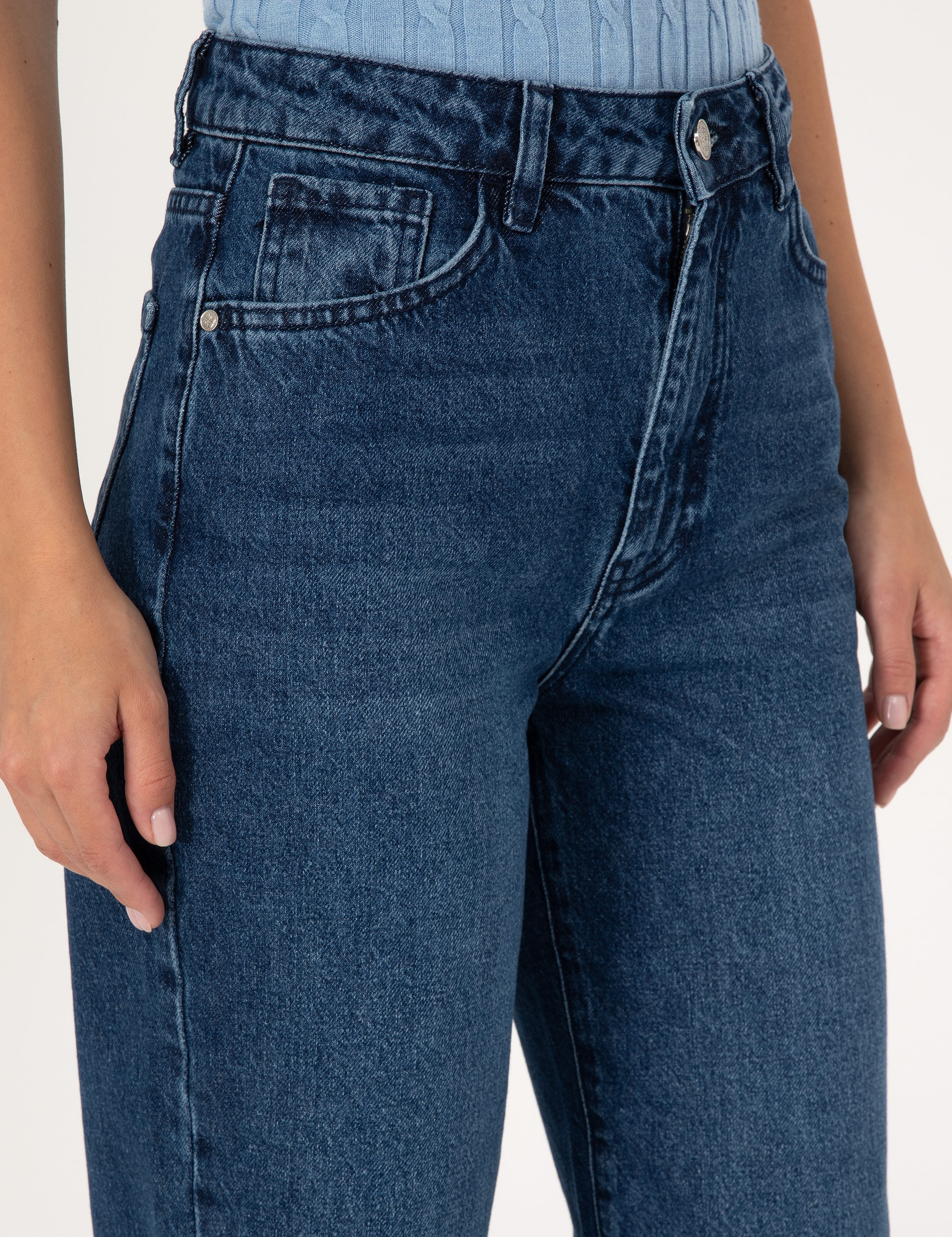 Mavi High Waist Flare Fit Jean Pantolon - Image 5