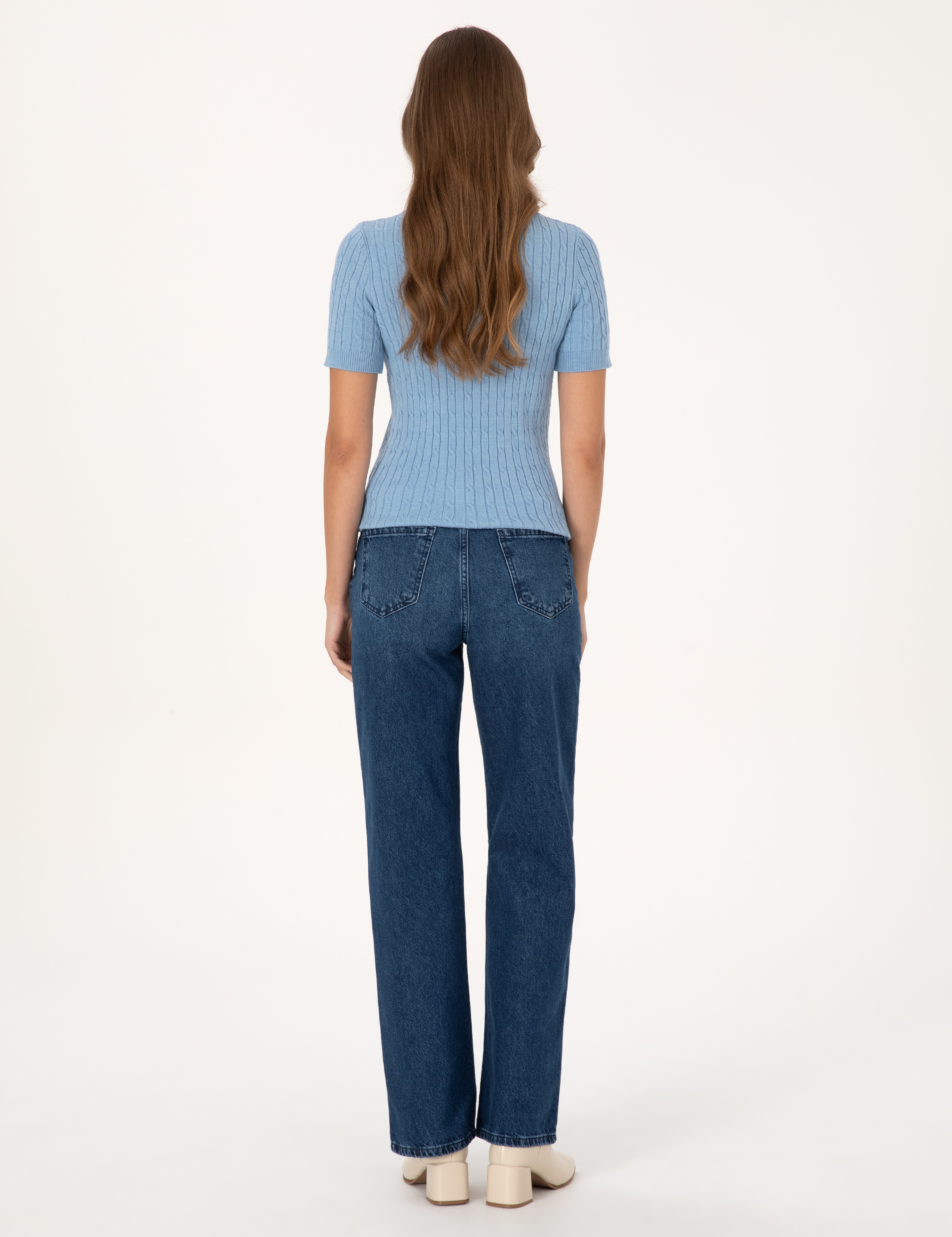 Mavi High Waist Flare Fit Jean Pantolon - Image 4