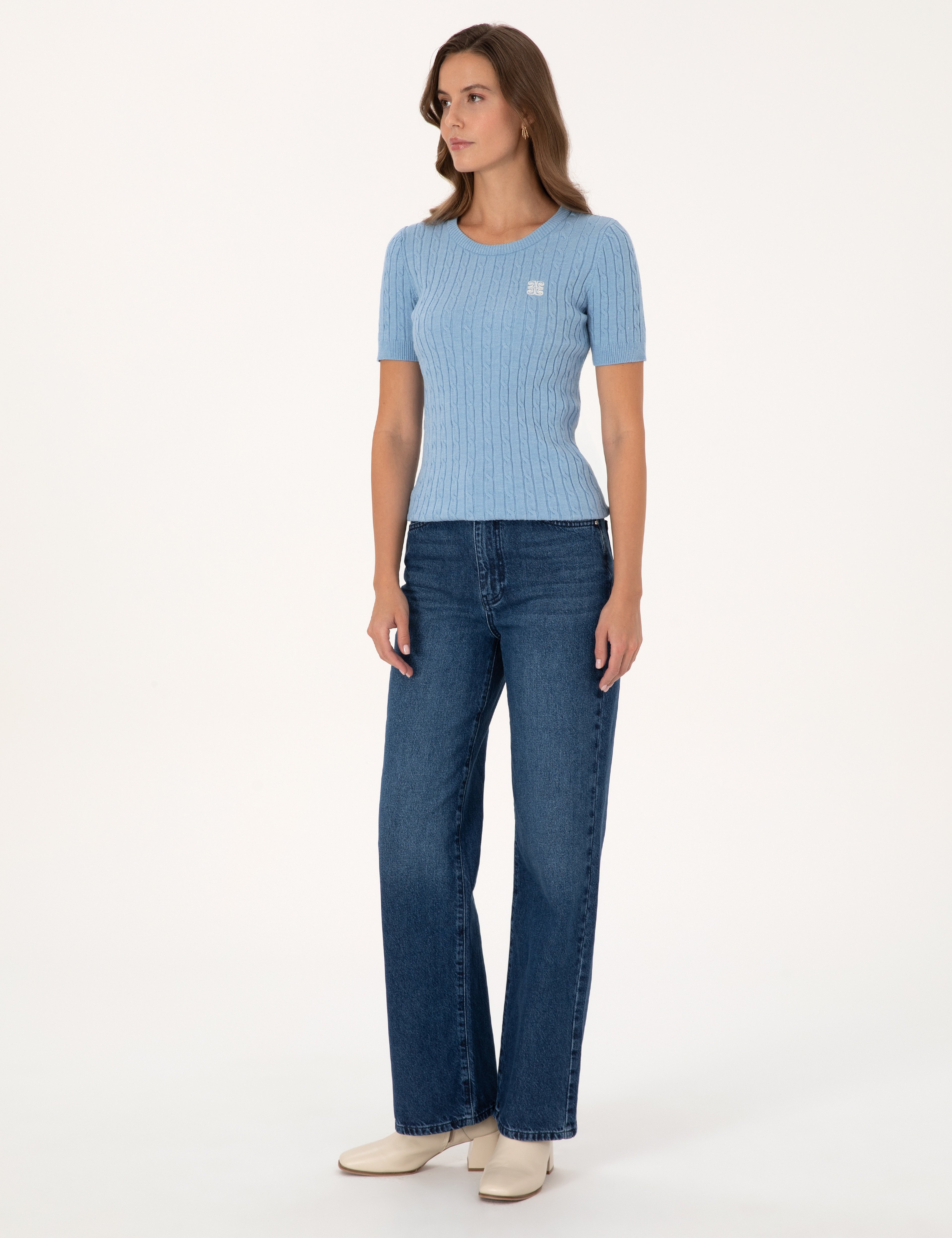 Mavi High Waist Flare Fit Jean Pantolon - Image 3