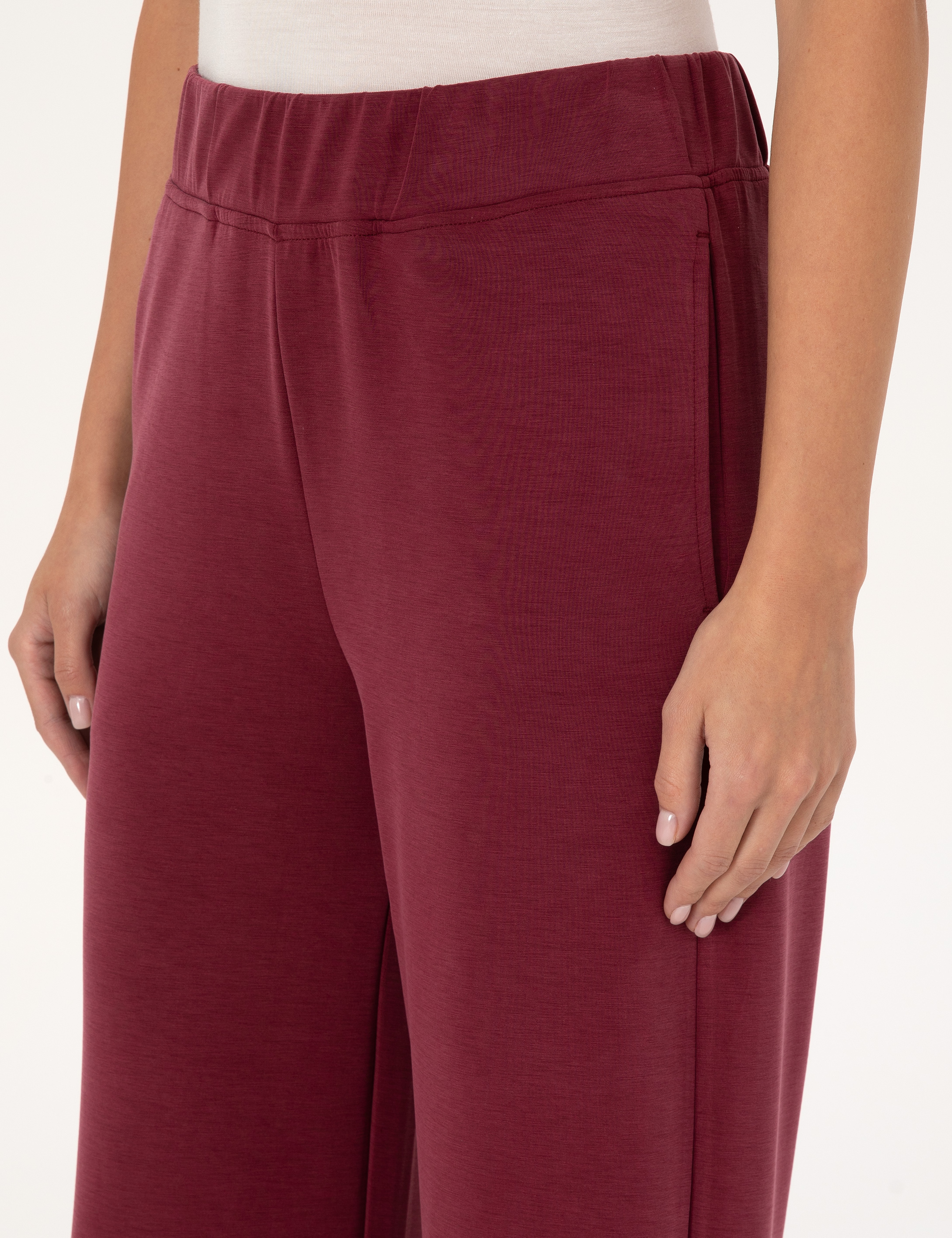 Vişne Flare Fit Eşofman Altı - Image 5