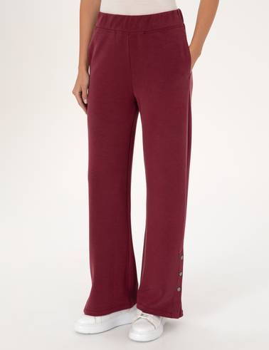 Vişne Flare Fit Eşofman Altı