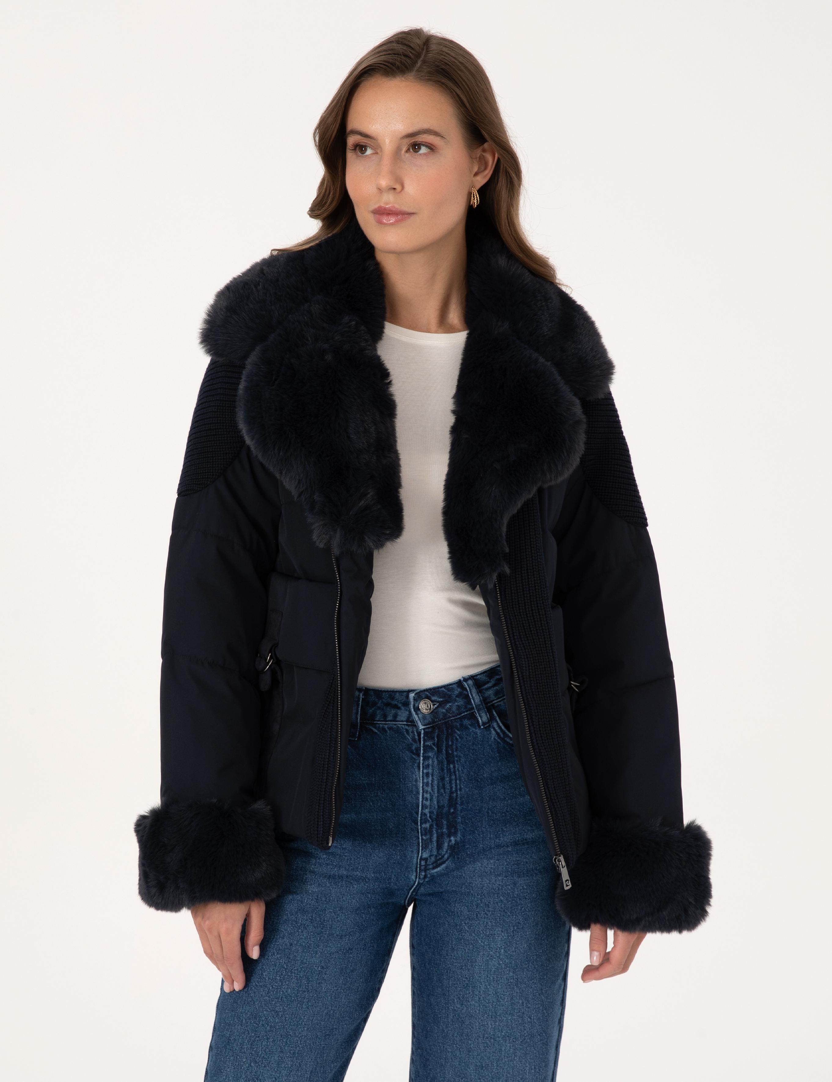 Lacivert Comfort Fit Mont