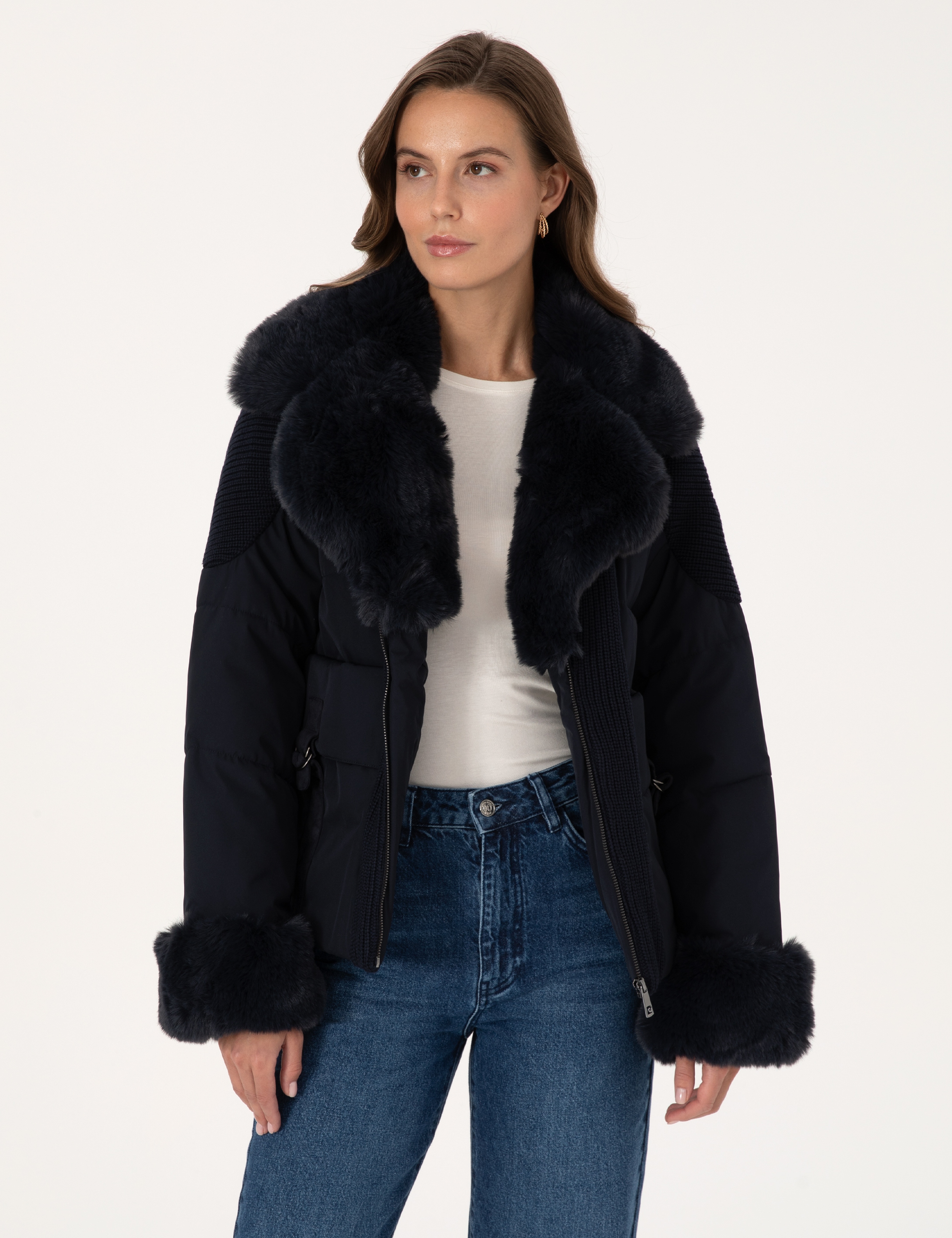 Lacivert Comfort Fit Mont - Image 3