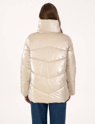 Bej Comfort Fit Mont