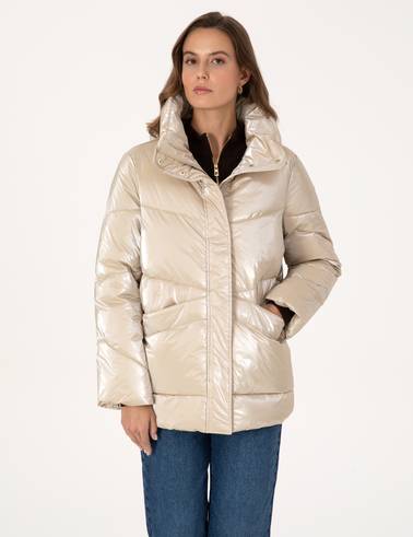 Bej Comfort Fit Mont