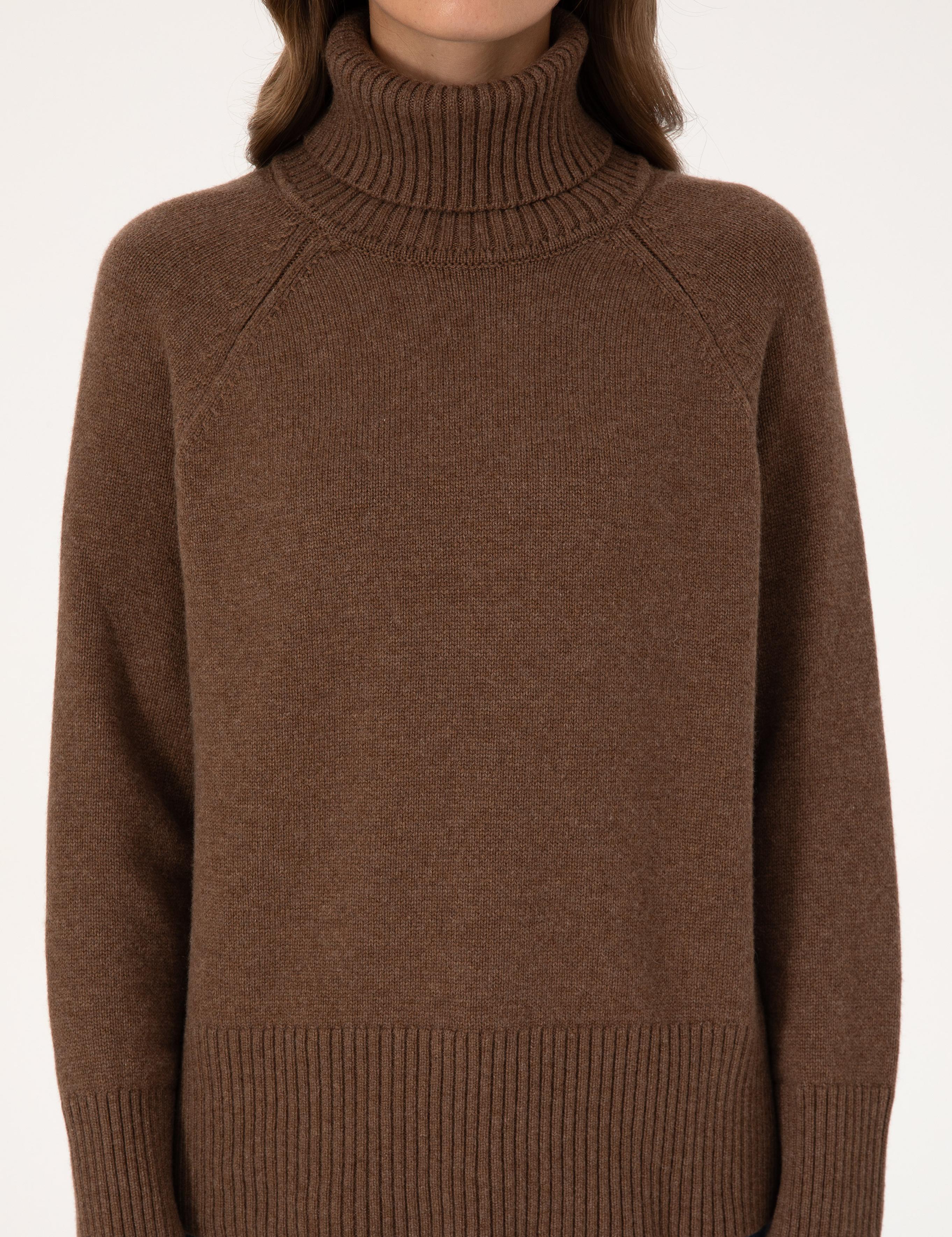 Kahverengi Comfort Fit Kazak