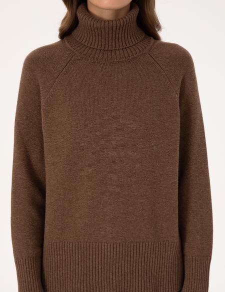 Kahverengi Comfort Fit Kazak - 50316667012