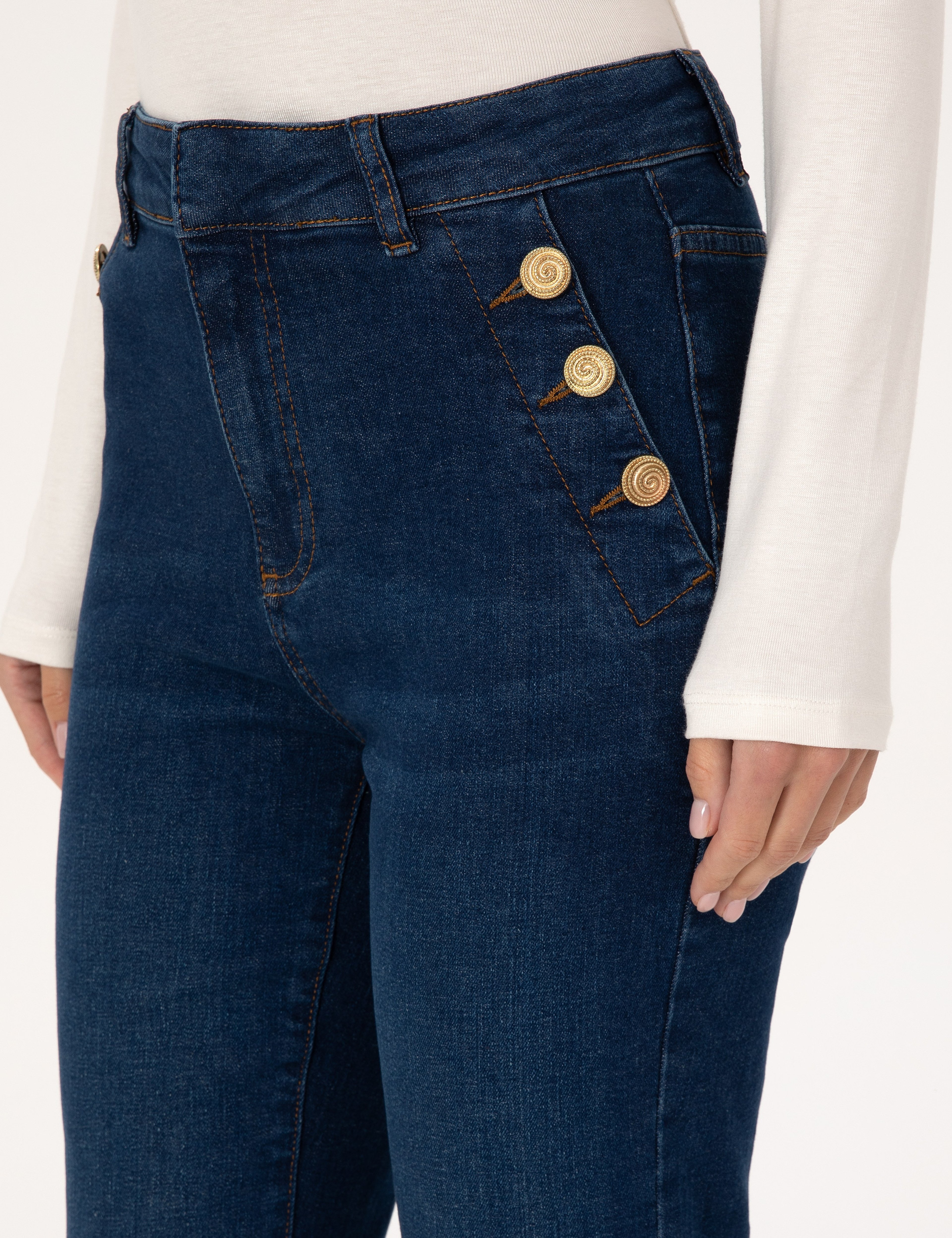Saks Flare Fit Jean Pantolon