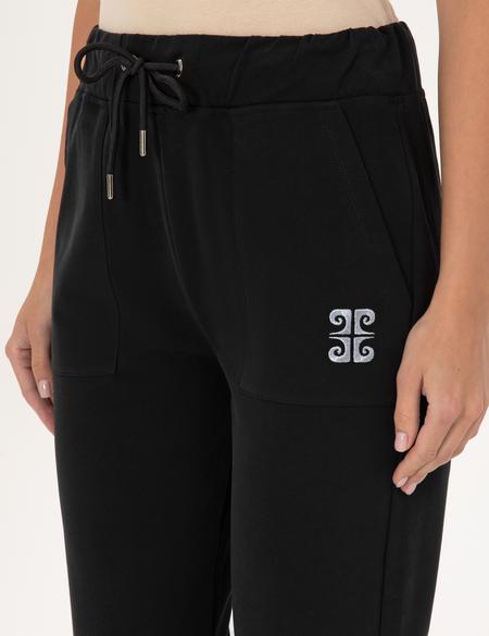 Siyah Kargo Fit Eşofman Altı - 50312233032