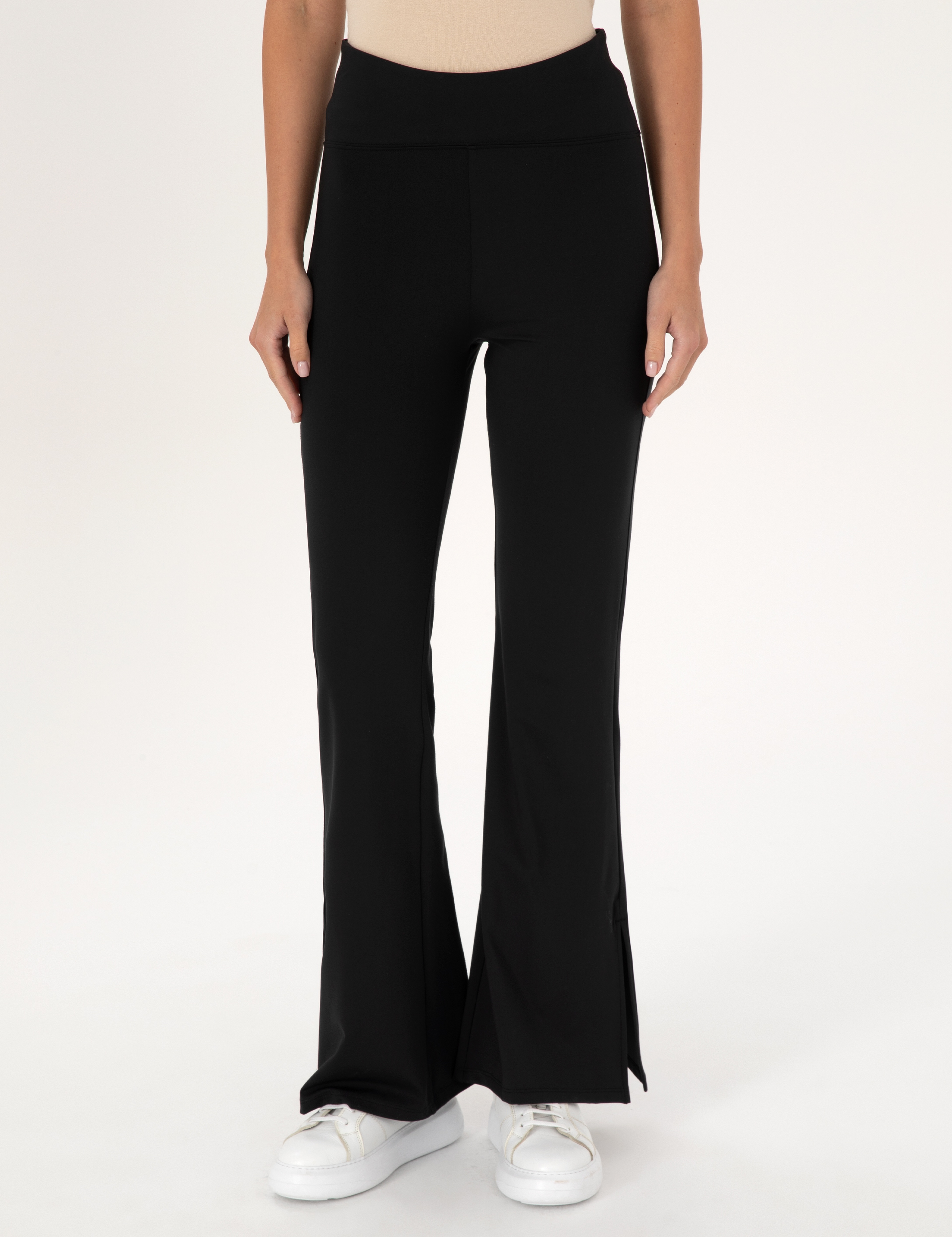Siyah Flare Fit Tayt - Image 2